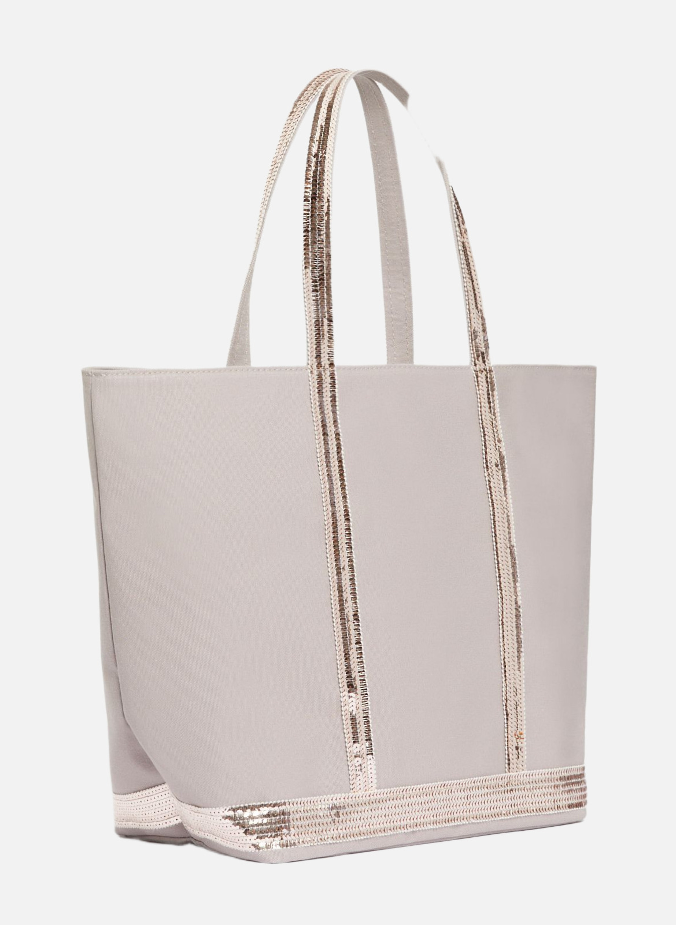 Cabas l zippé en toile VANESSA BRUNO Rose