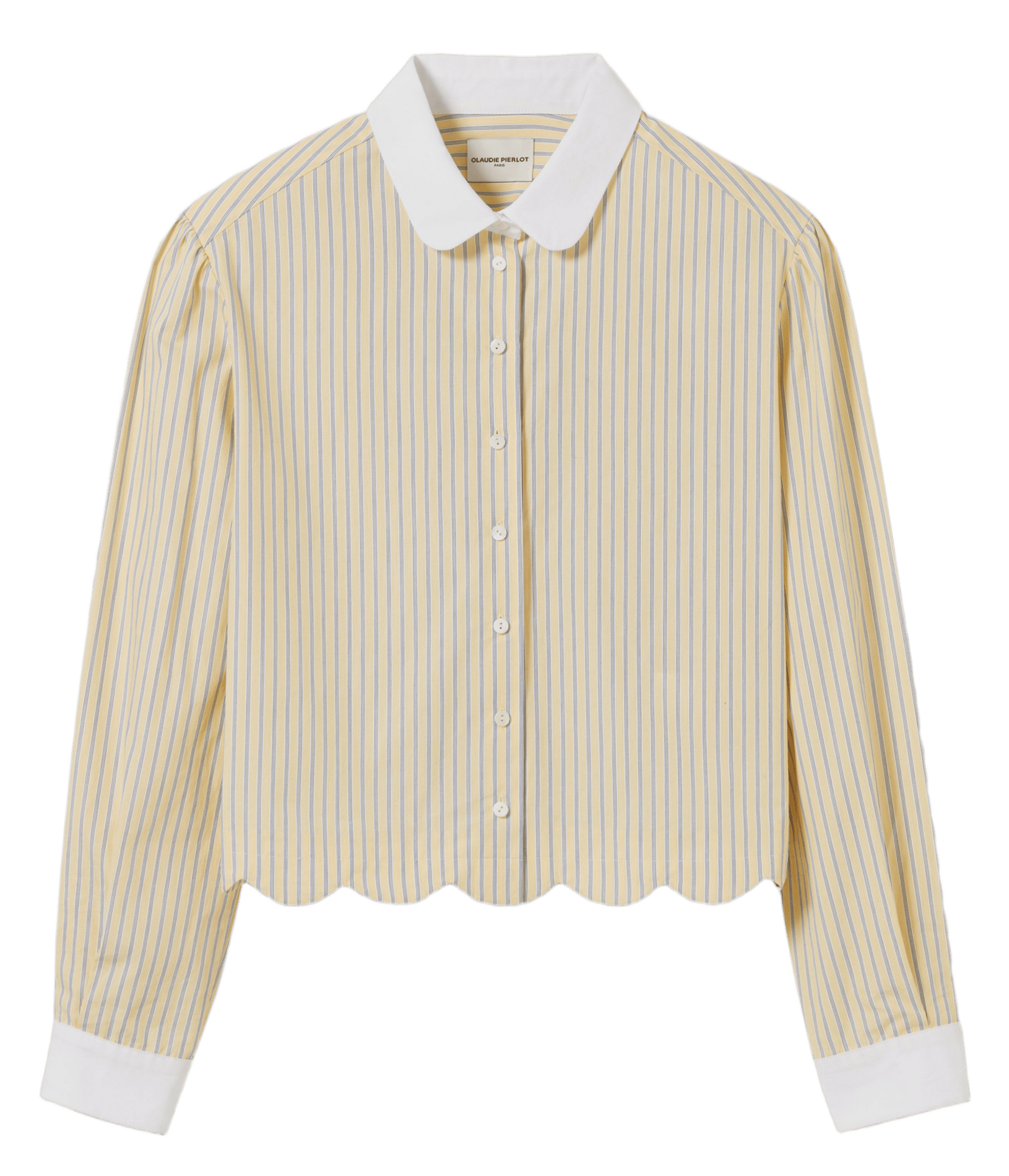 Chemise col claudine en coton CLAUDIE PIERLOT Multicolore