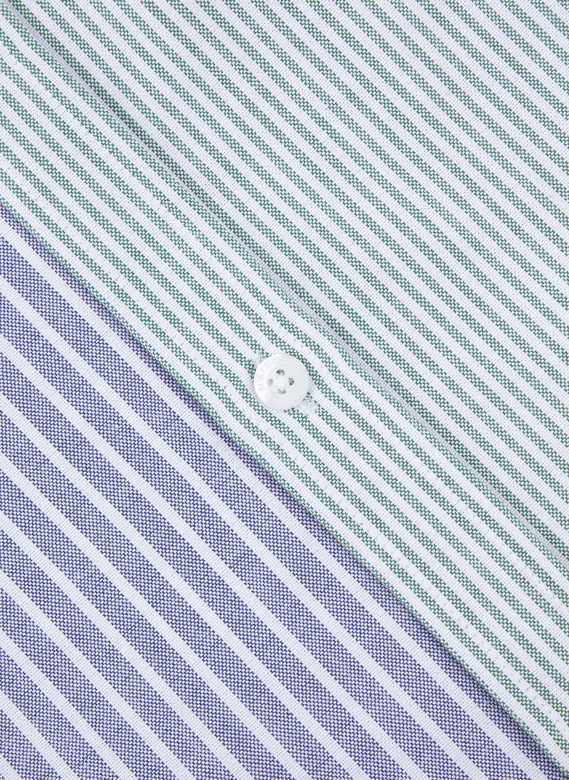 Striped Good Seed Cotton Shirt MAISON LABICHE Green
