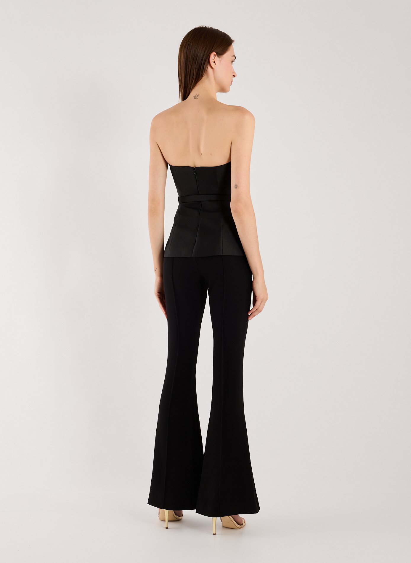 Strapless Jumpsuit SELF PORTRAIT Black