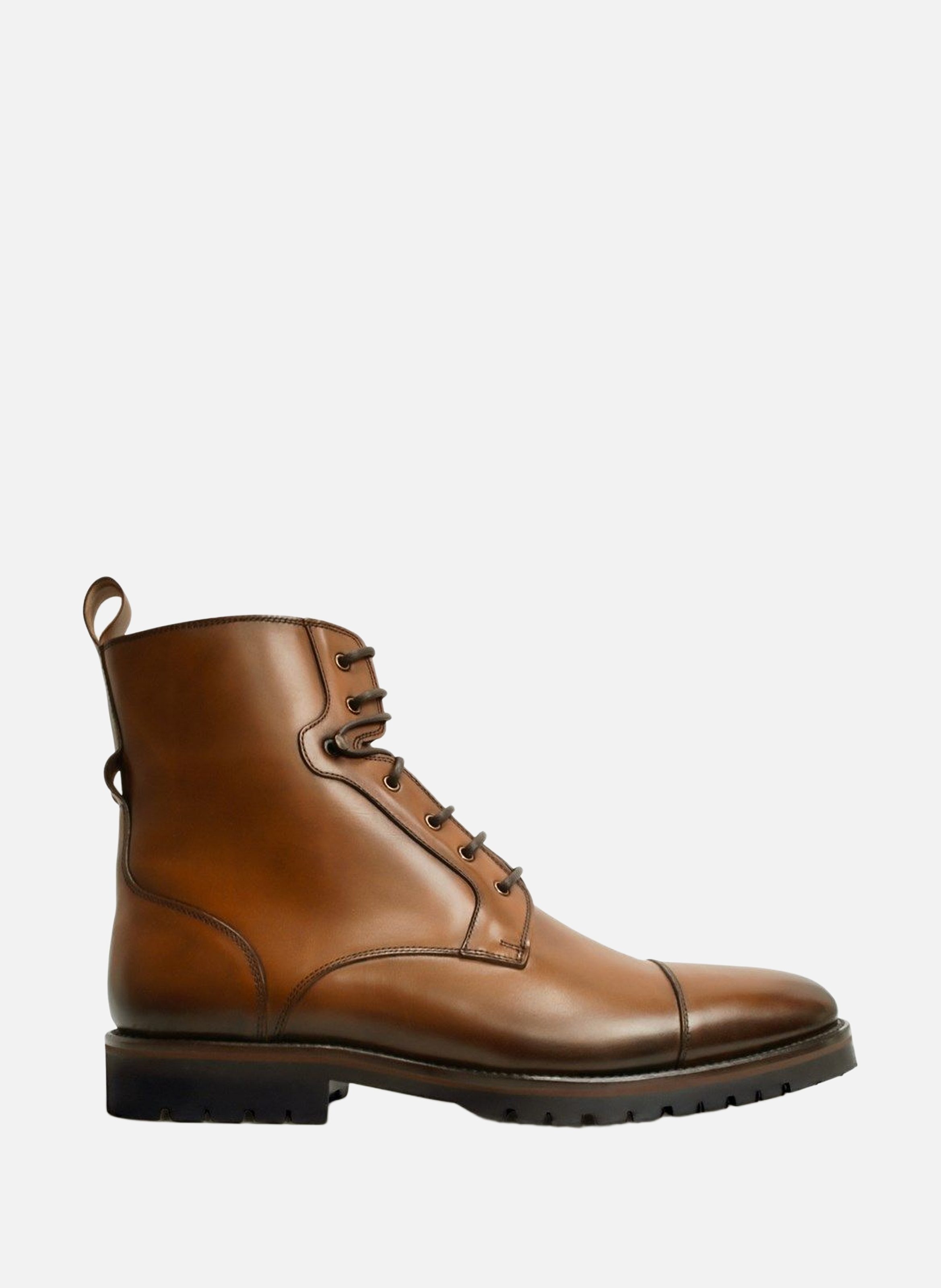 Bottines patiné powell FINSBURY Marron