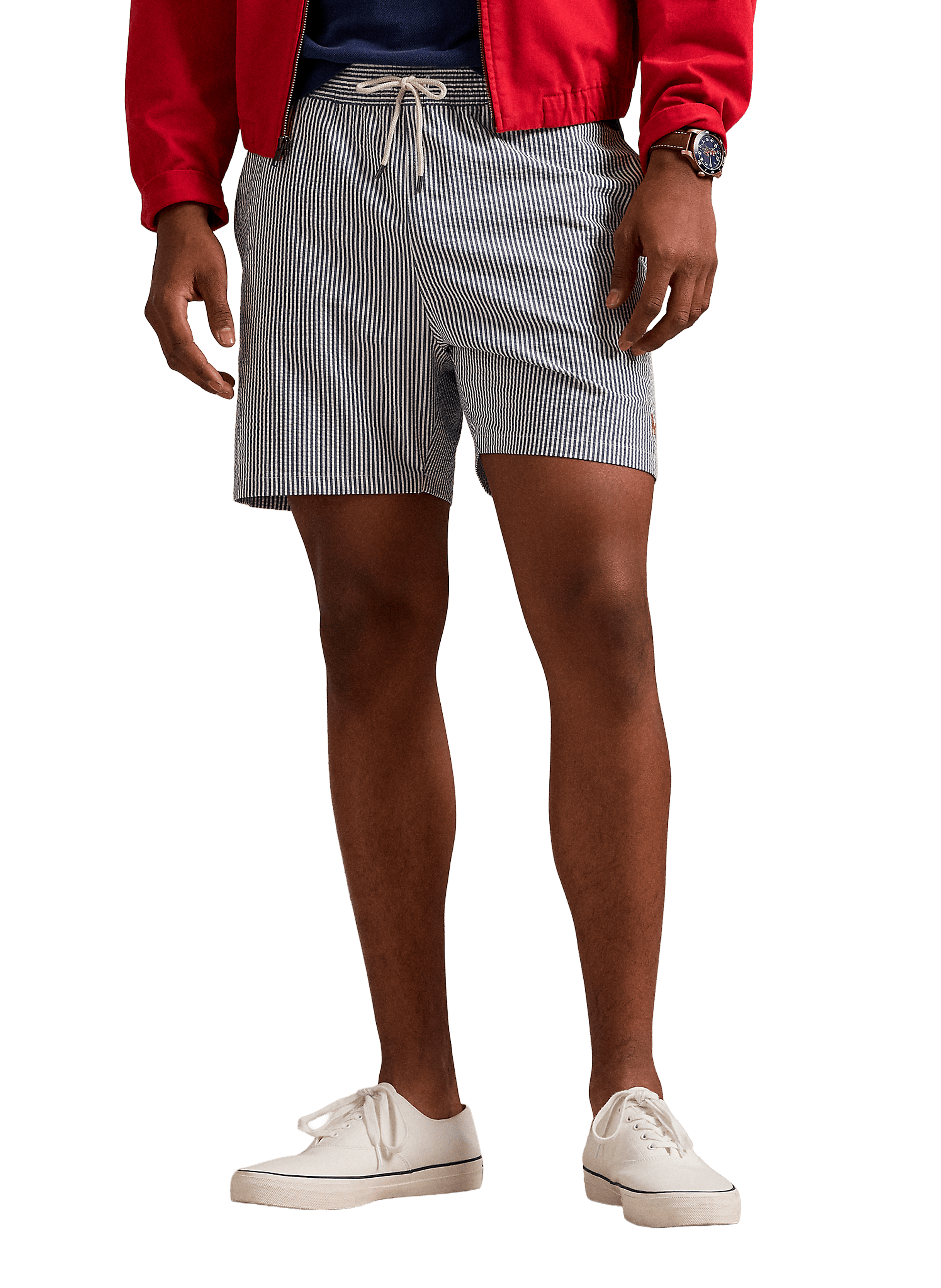 Short de bain rayé POLO RALPH LAUREN Bleu