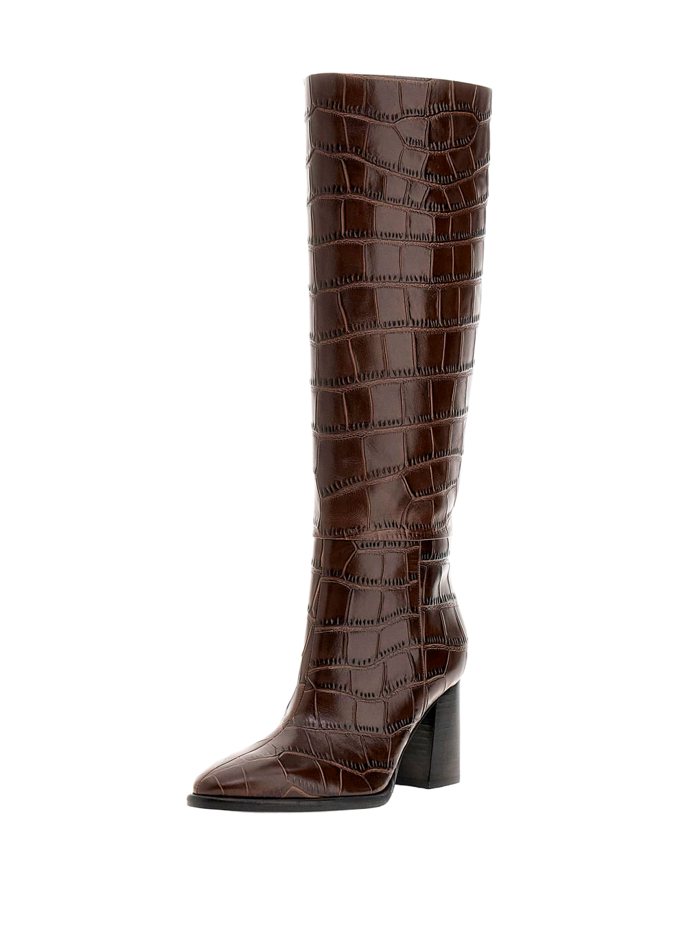 Perinna high leather boots GUESS Brown