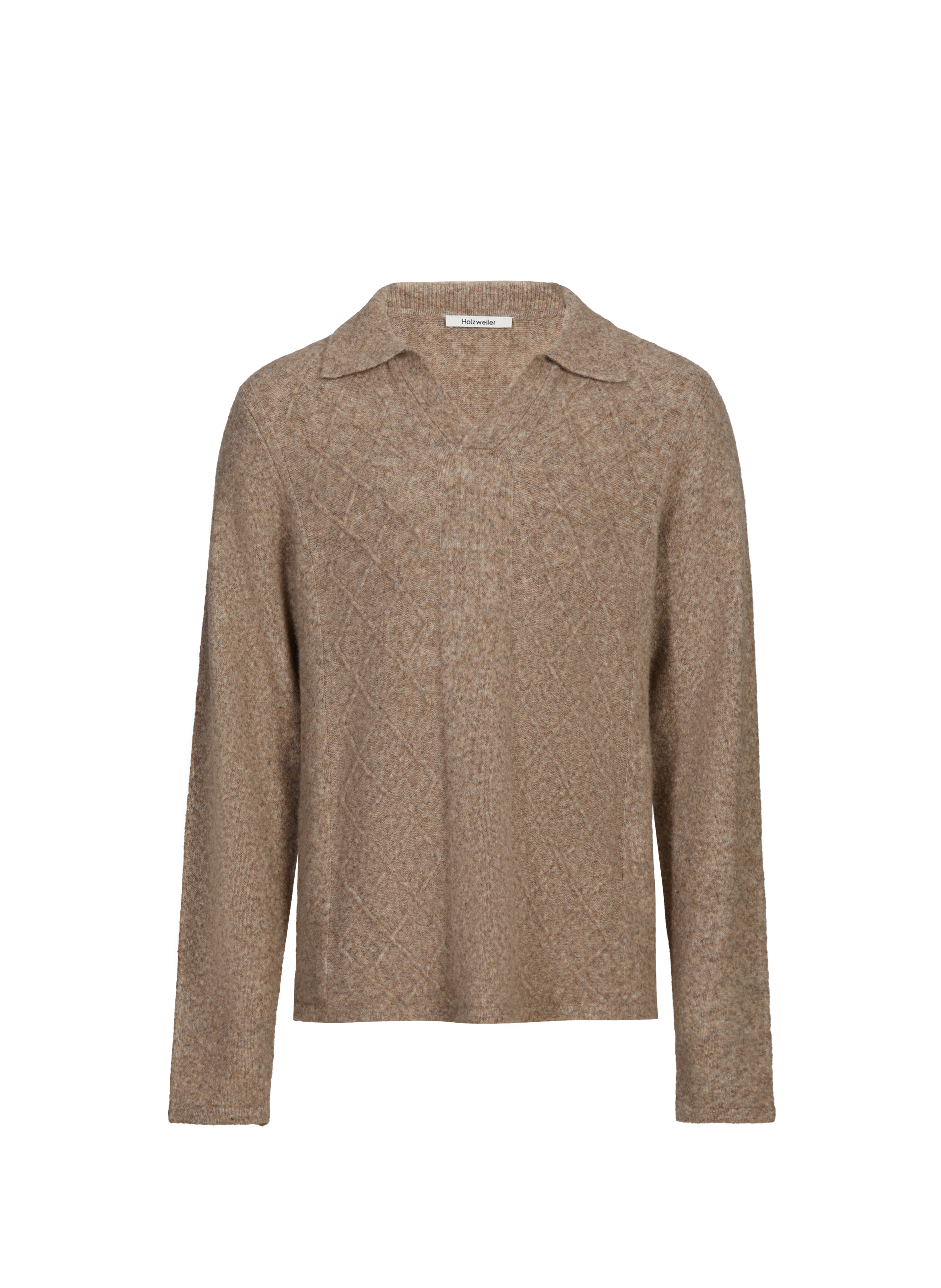 HOLZWEILER Mixed wool sweatshirt Brown