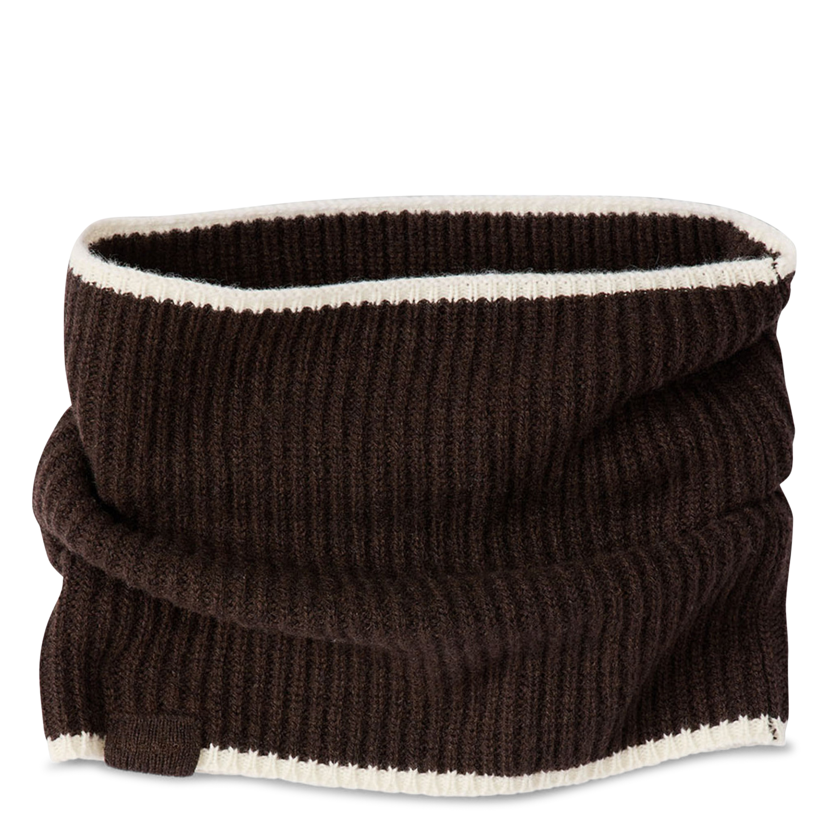 Cache cou en laine SANDRO Marron