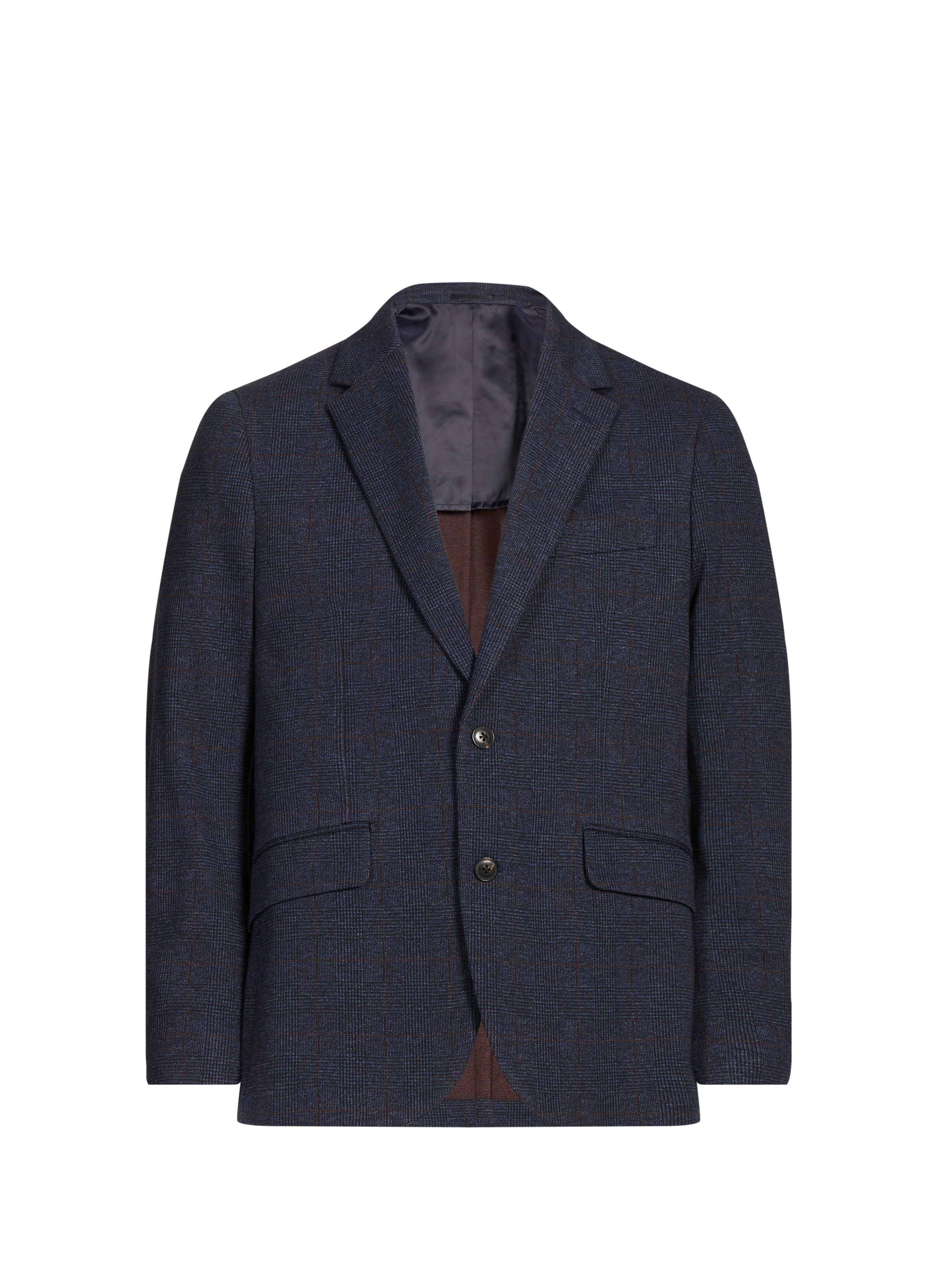 HACKETT Veste cintrée col tailleur en coton mélangé Blue