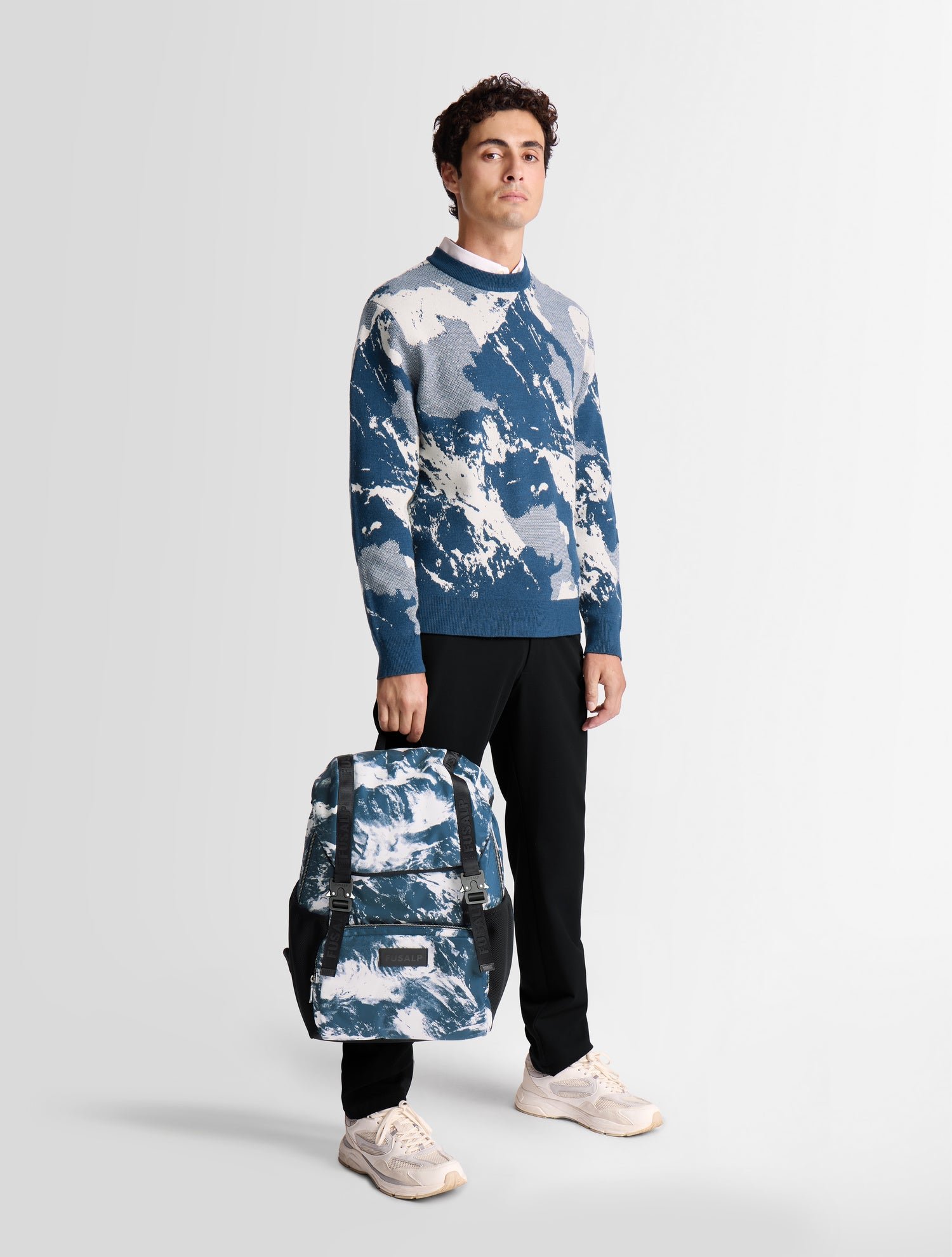 Sac a dos backpack tech polyamide FUSALP Bleu