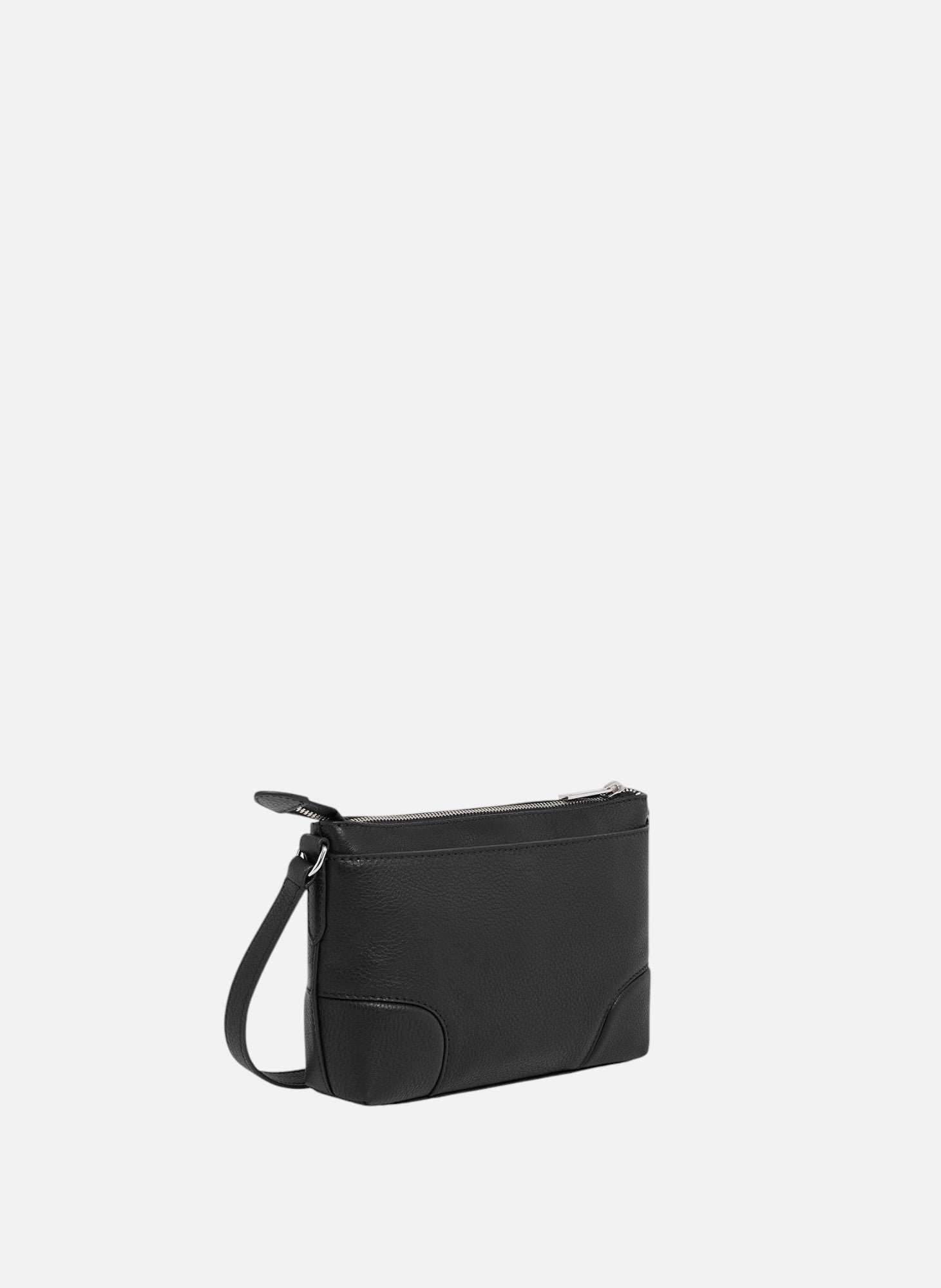 Petit sac bandoulière romy en cuir grainé LE TANNEUR Noir