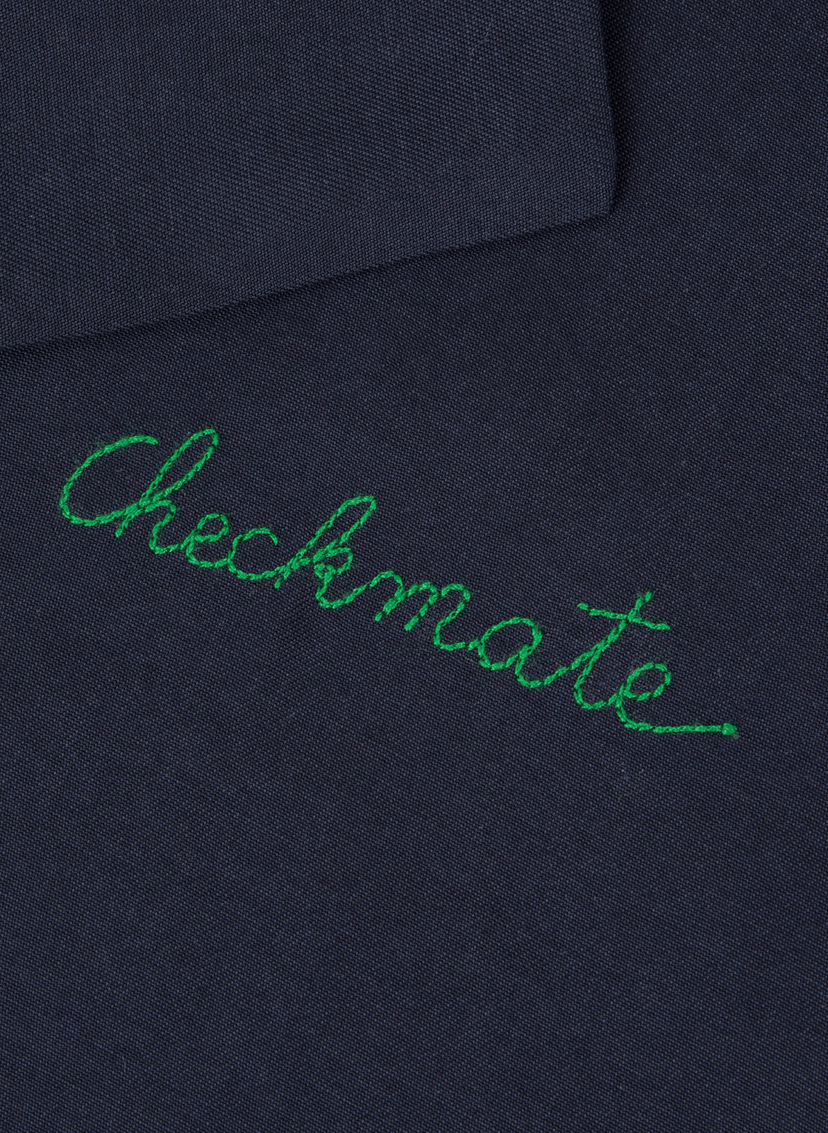 Chemise brodée à manches courtes Morney MAISON LABICHE Blue