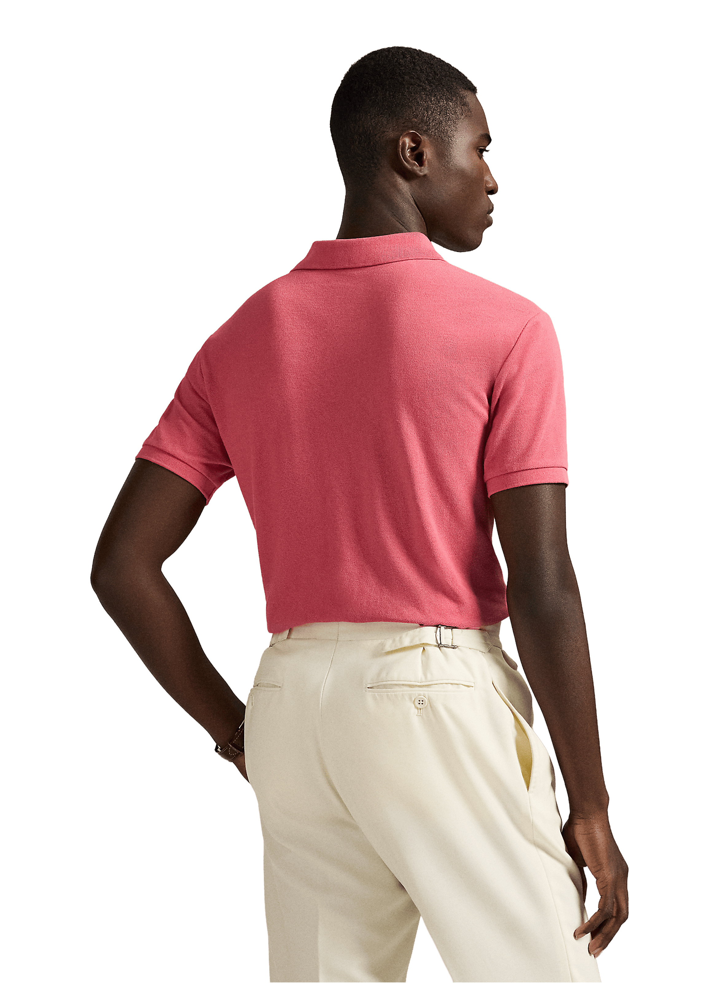 Polo en coton POLO RALPH LAUREN Rouge