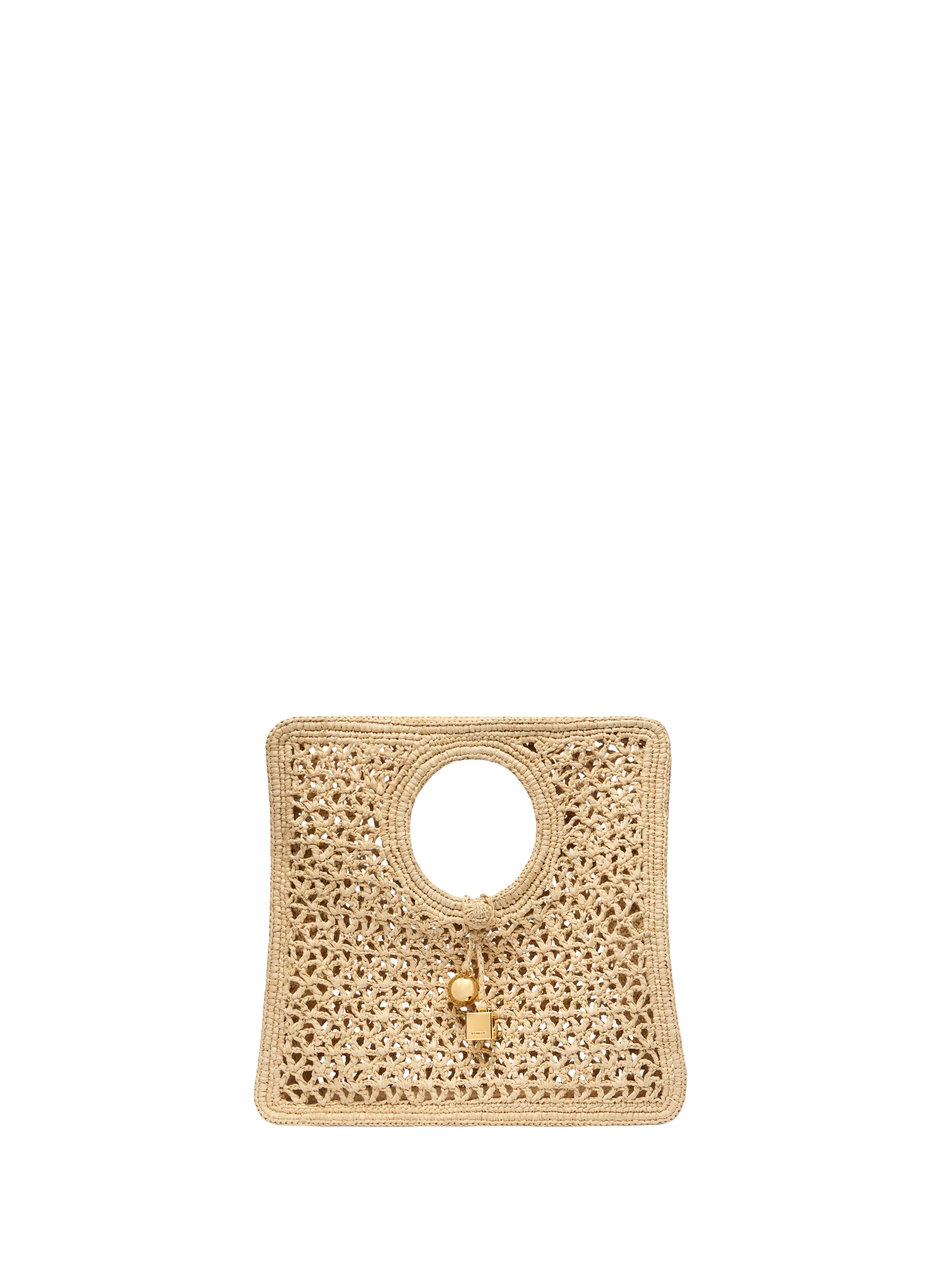Handbag The Little Square Spiaggia JACQUEMUS Beige