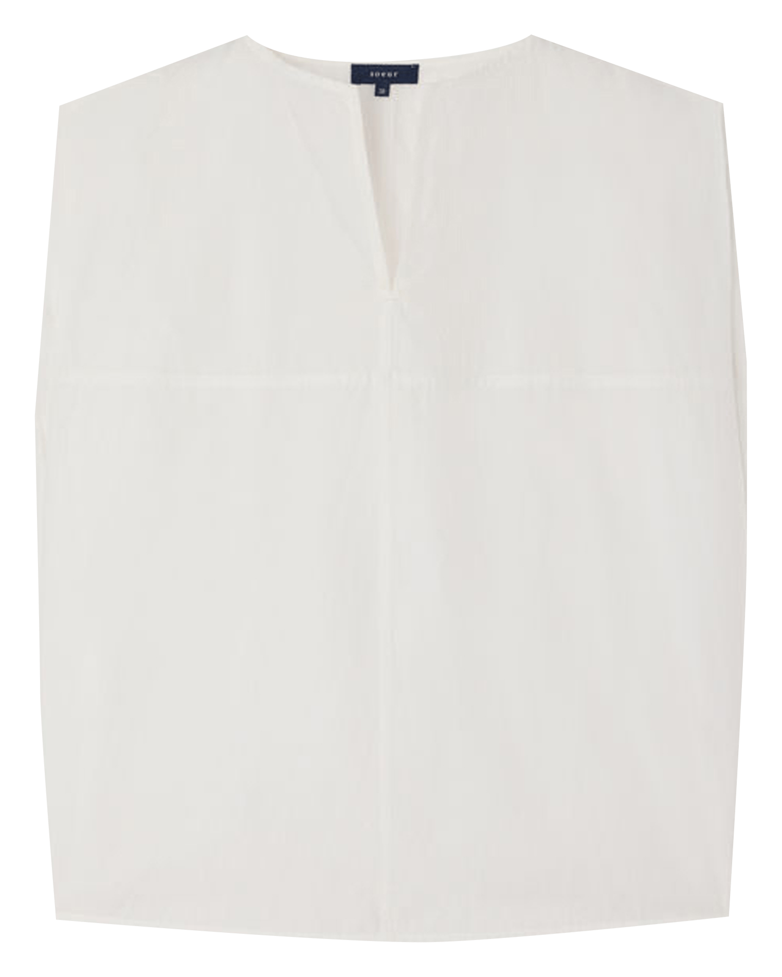 Top ample en coton bio mélangé isalys SOEUR Blanc