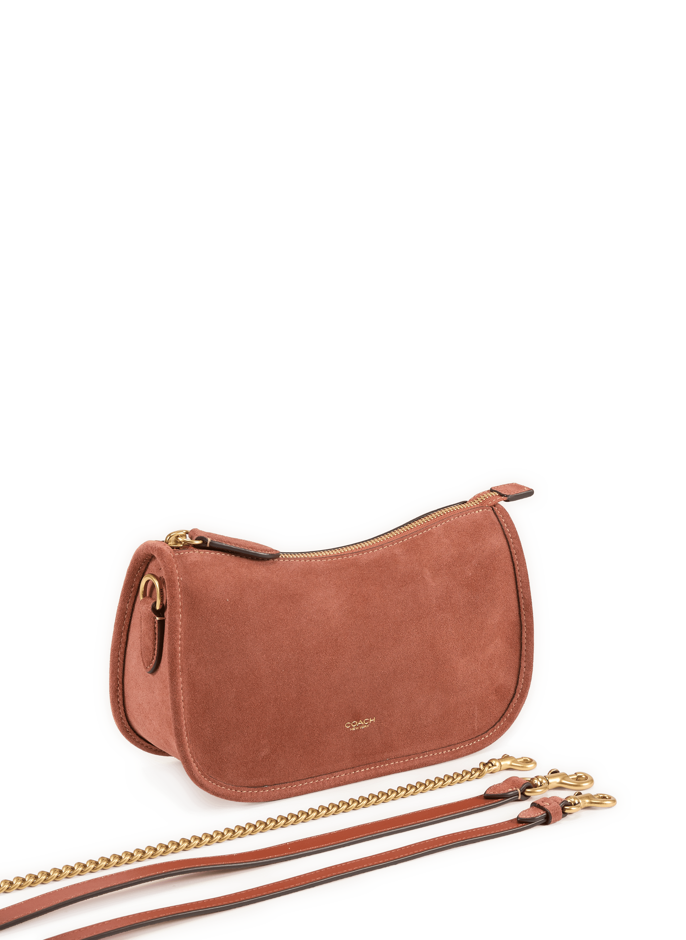 Waverly leather handbag COACH Brown