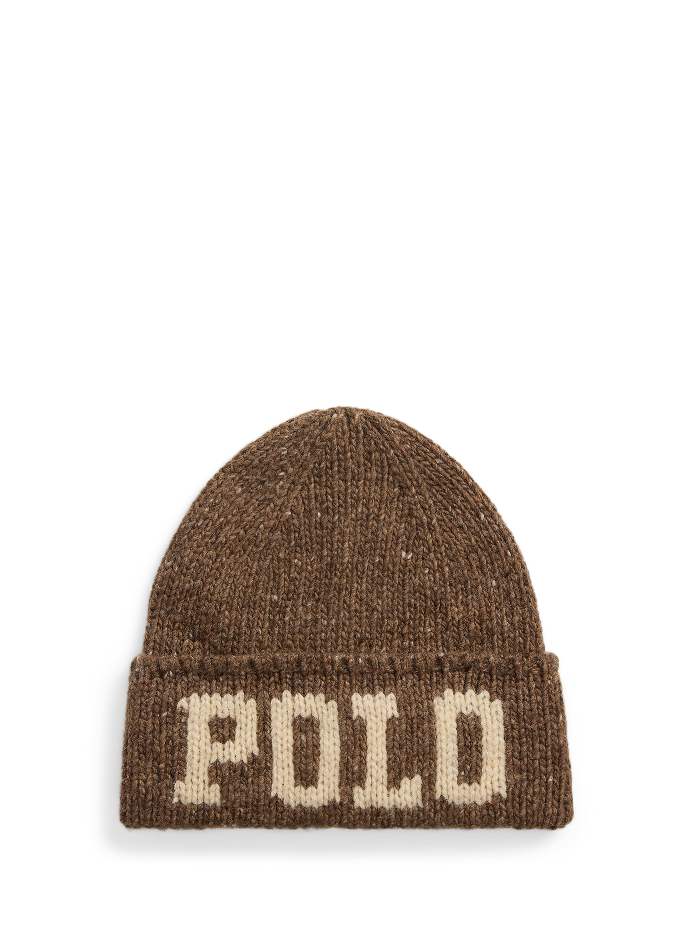 Bedruckte Mütze aus Wollmischung POLO RALPH LAUREN Beige