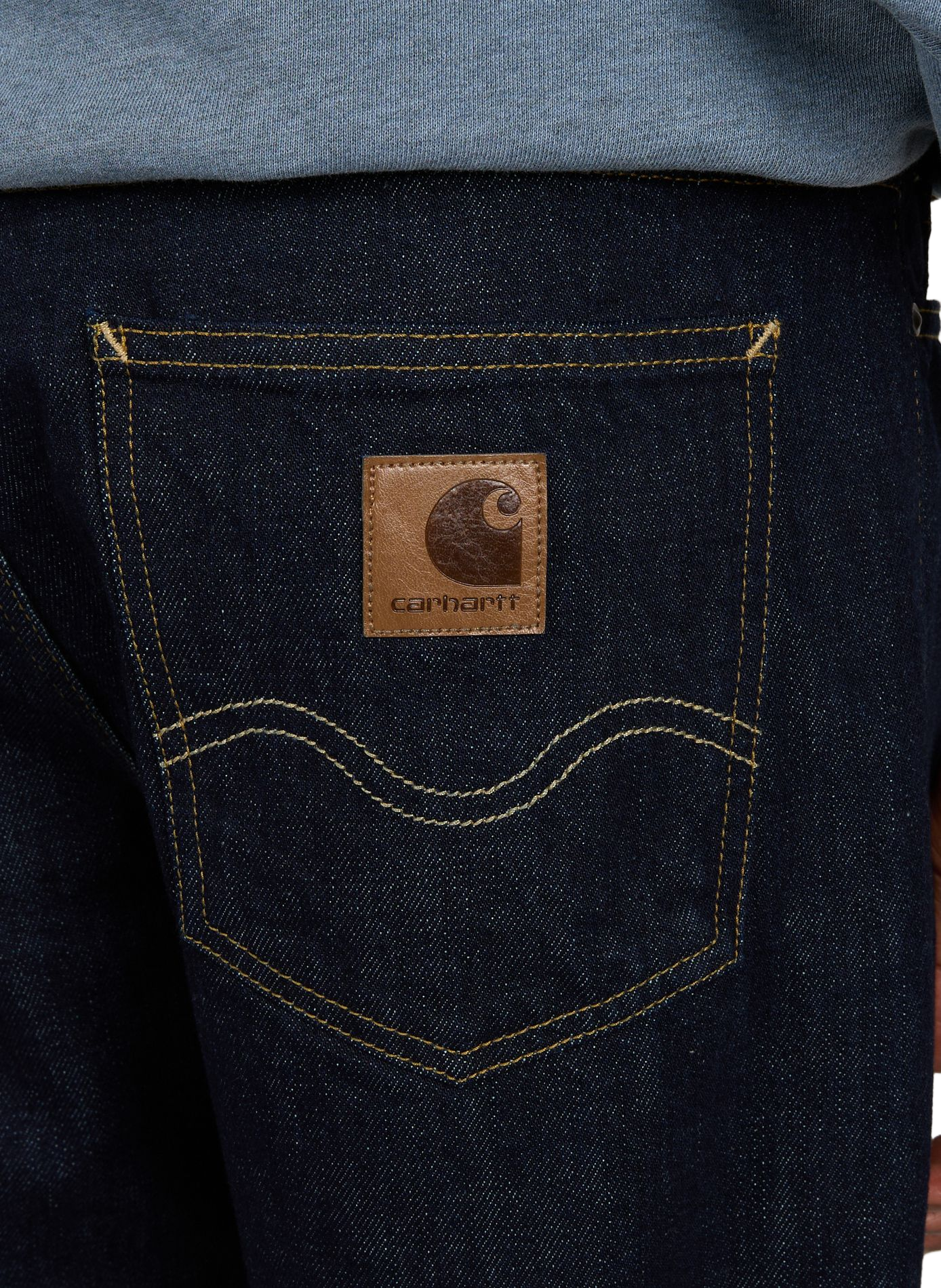 Marlow straight leg jeans in cotton CARHARTT WIP Blue