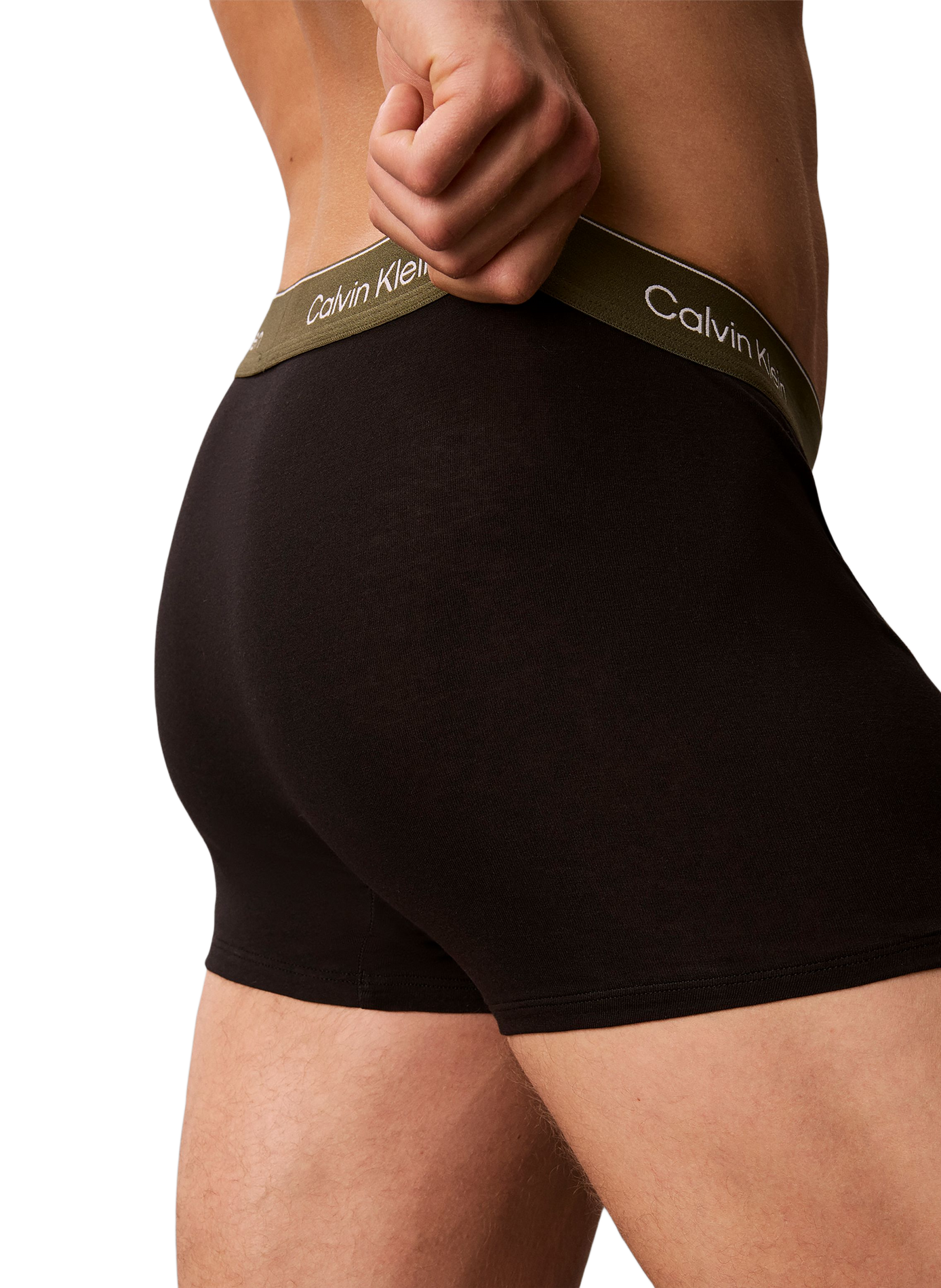 Pack mit 5 Boxershorts aus Baumwollmischung CALVIN KLEIN Schwarz