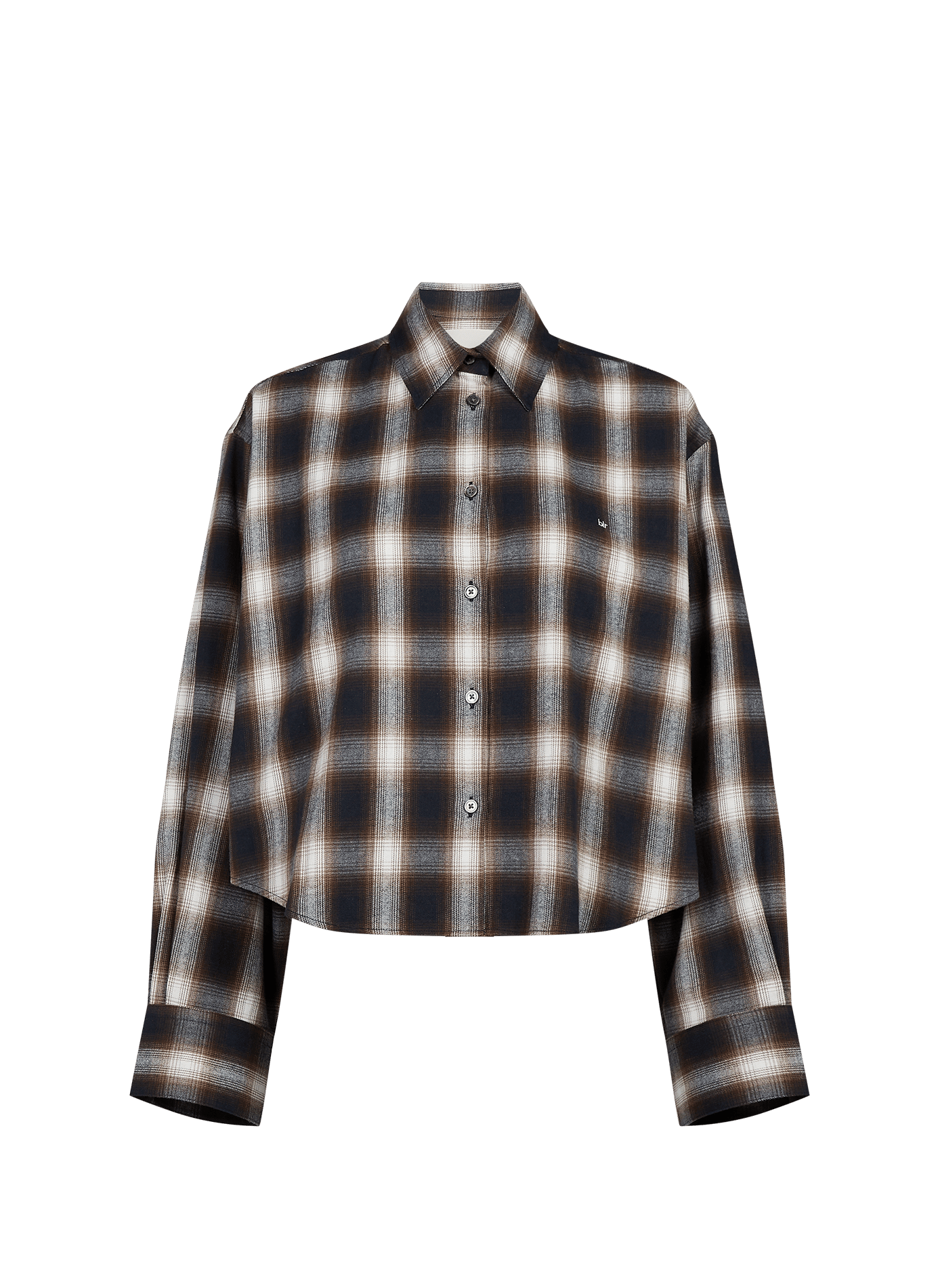 Oversized checkered cotton shirt BELLEROSE Multicolour