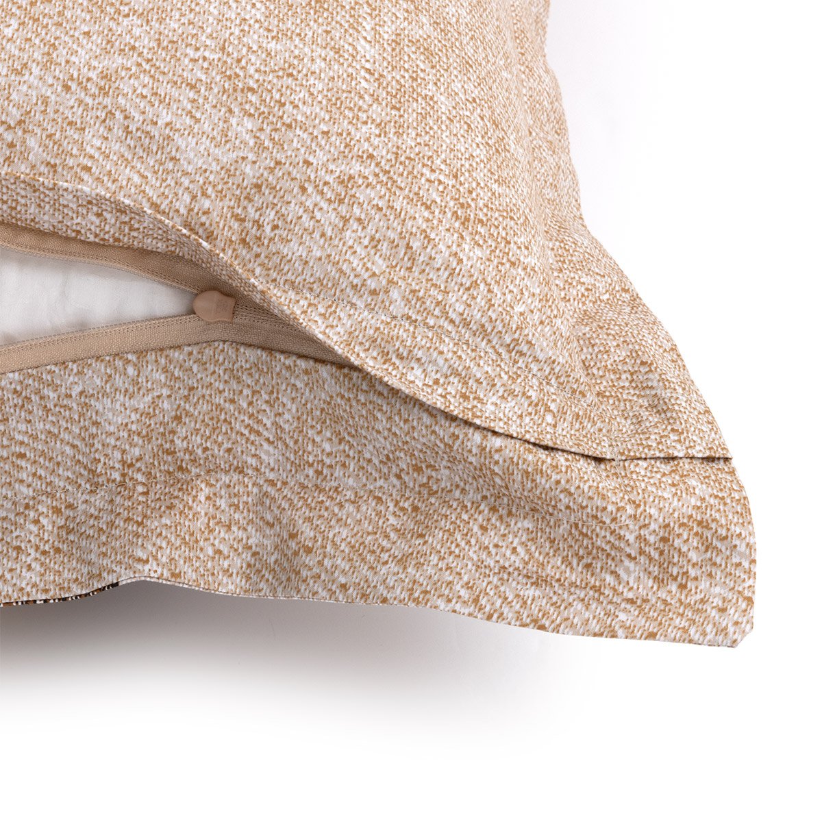 Taie d'oreiller en satin de coton, loomis BOSS HOME Marron