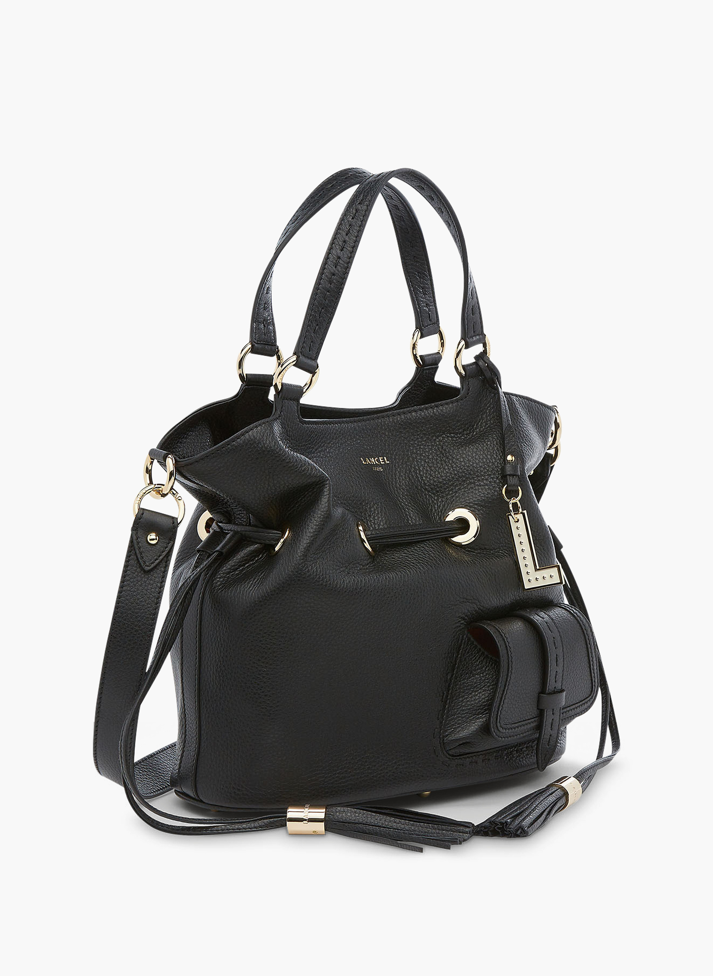 Handtas m eerste flirt van Lancel in leer. | Zwart LANCEL Dames