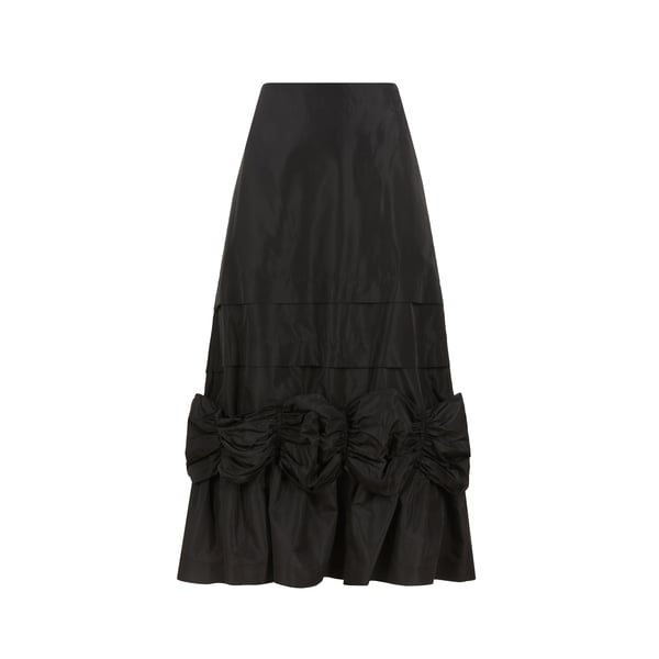 Jupe avec détail froncé