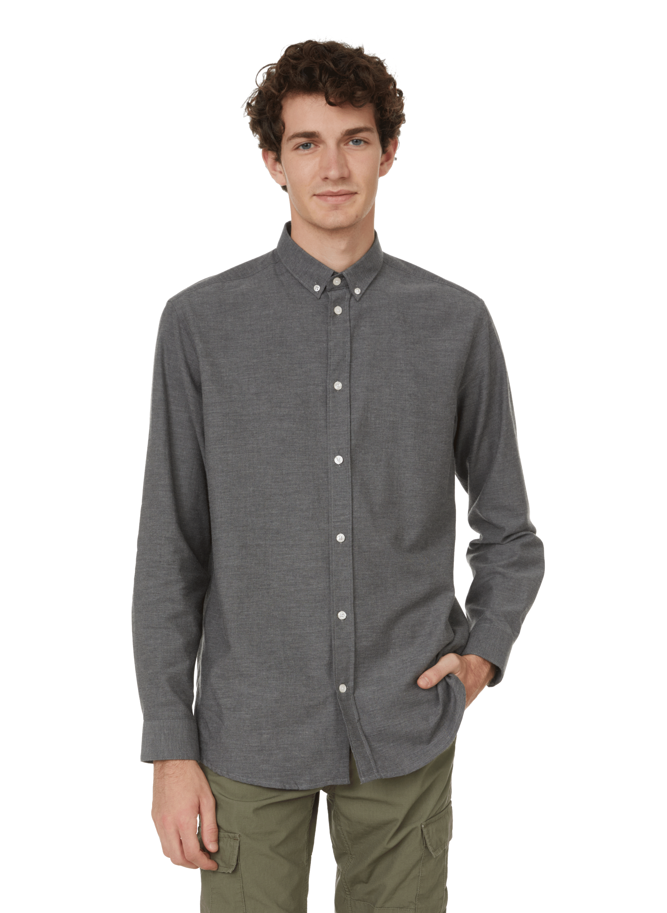 AU PRINTEMPS PARIS Cotton shirt Brown