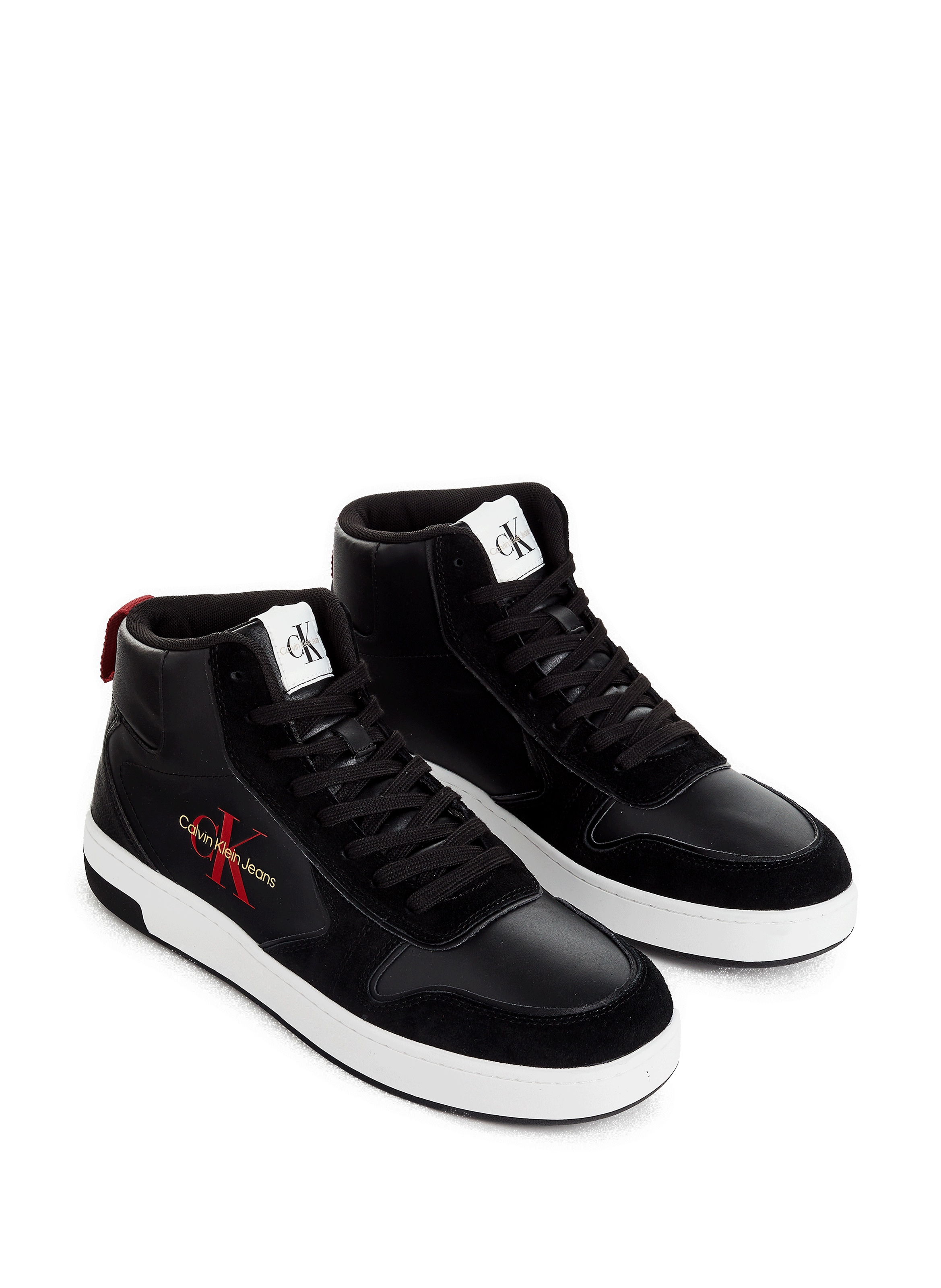 Baskets hautes en cuir