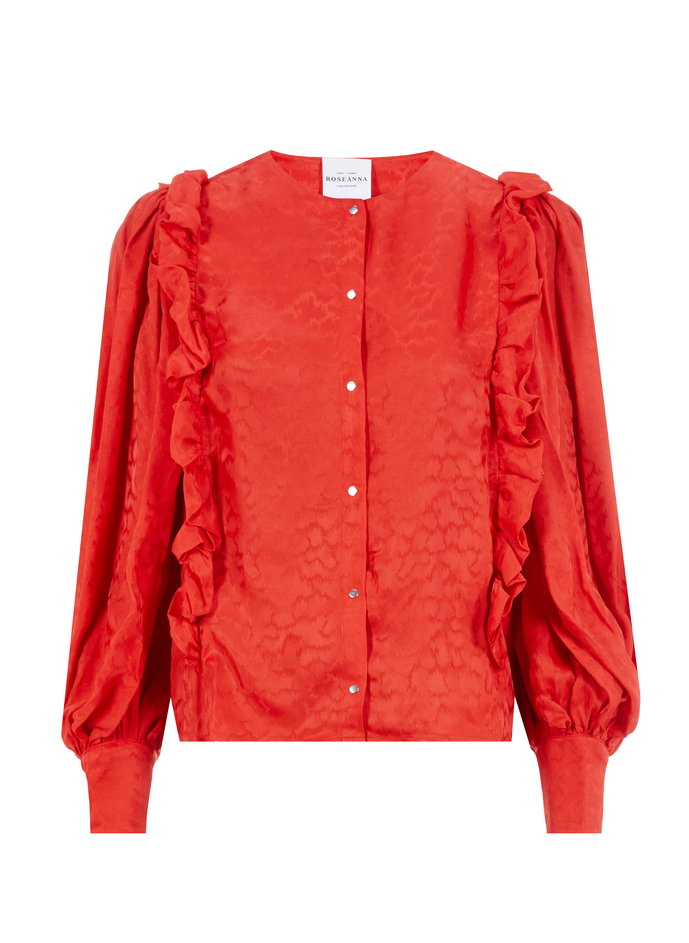 Blouse Dustin satinée ROSEANNA Beige