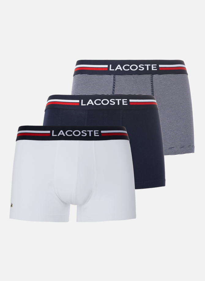 Pack of 3 cotton boxers LACOSTE