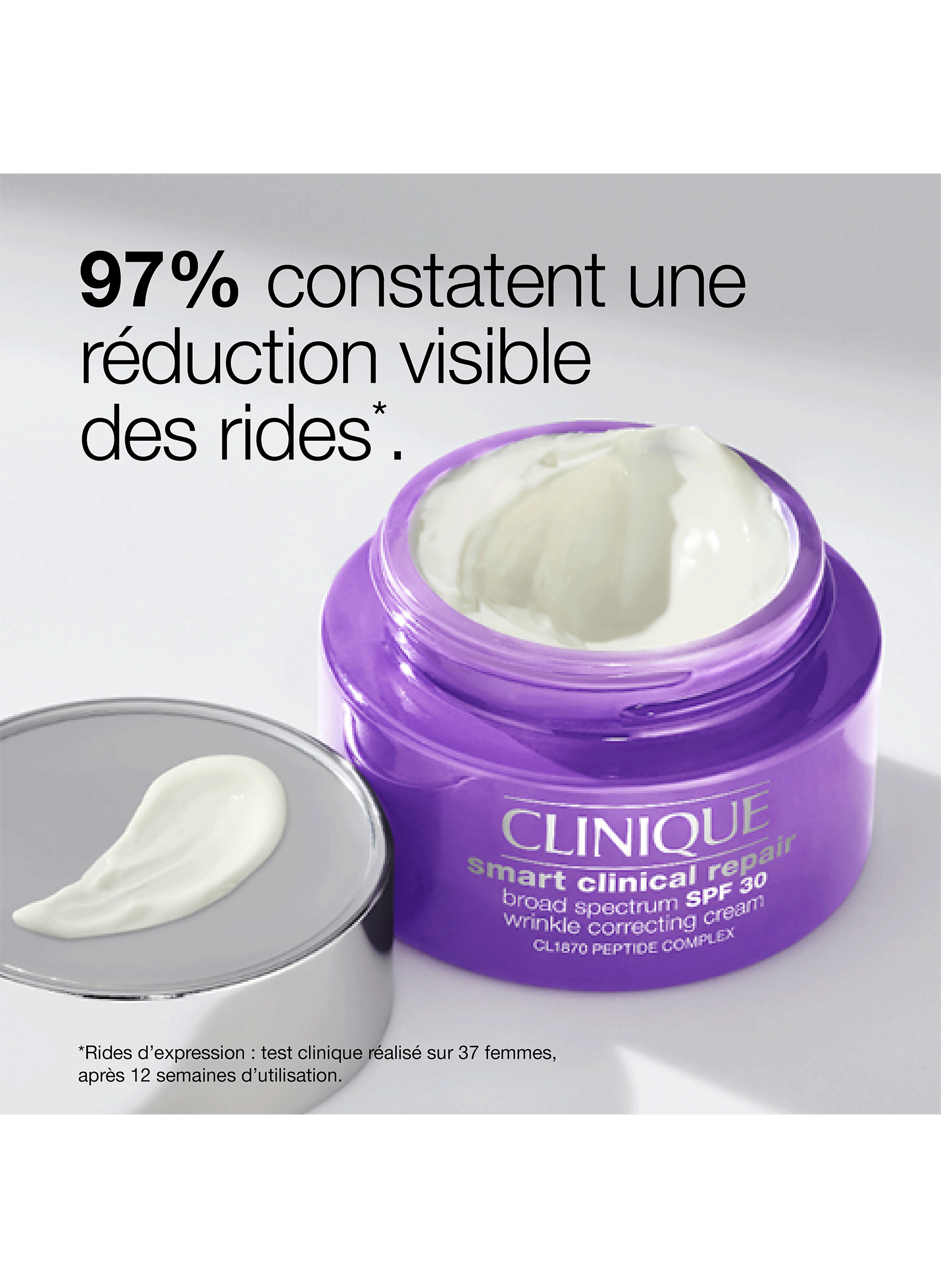 Smart Clinical Repair(TM) - Crème Correctrice Anti-rides SPF 30 CLINIQUE No color