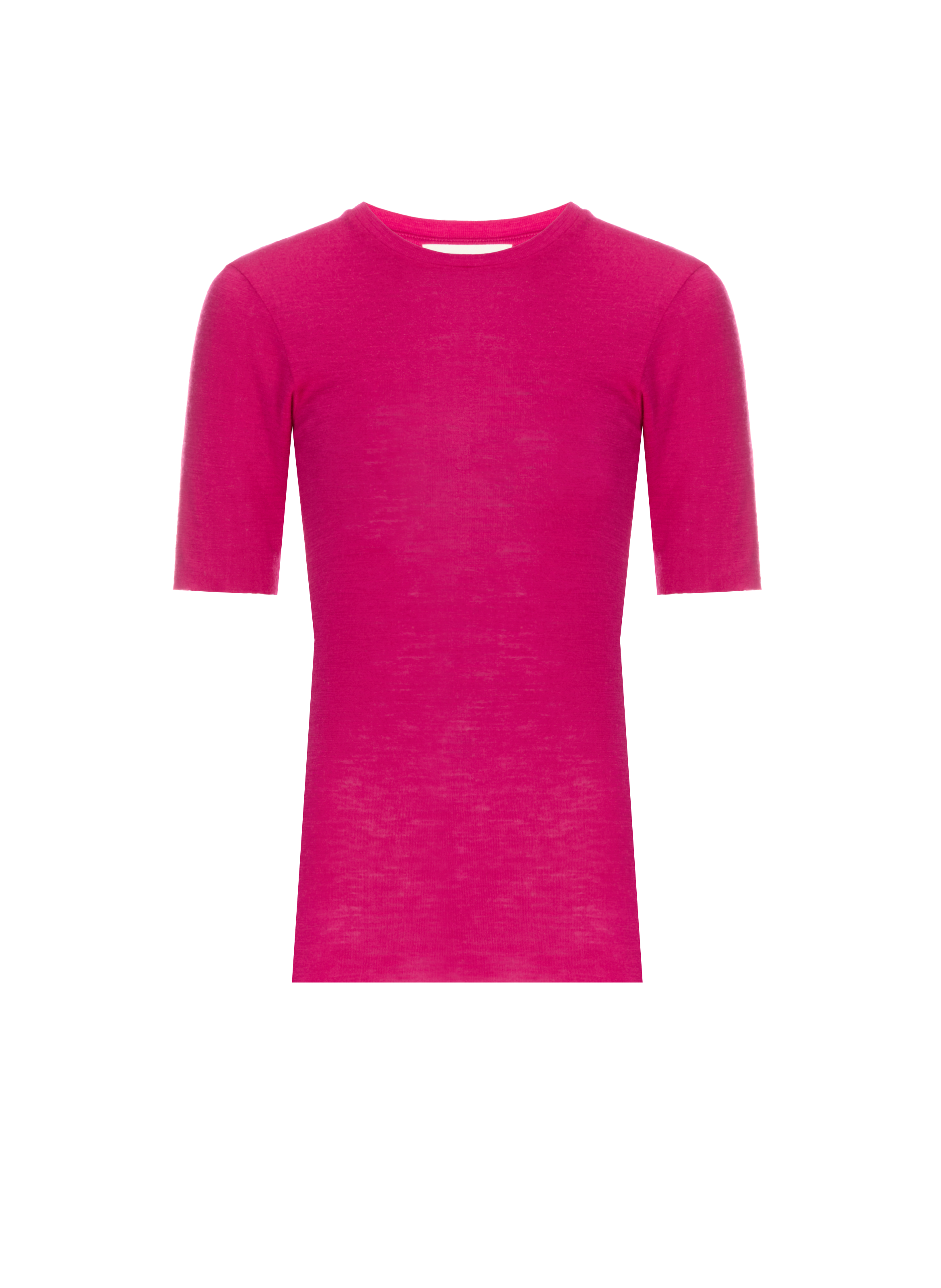 T-shirt Ucos col rond en laine SAISON 1865 Rose