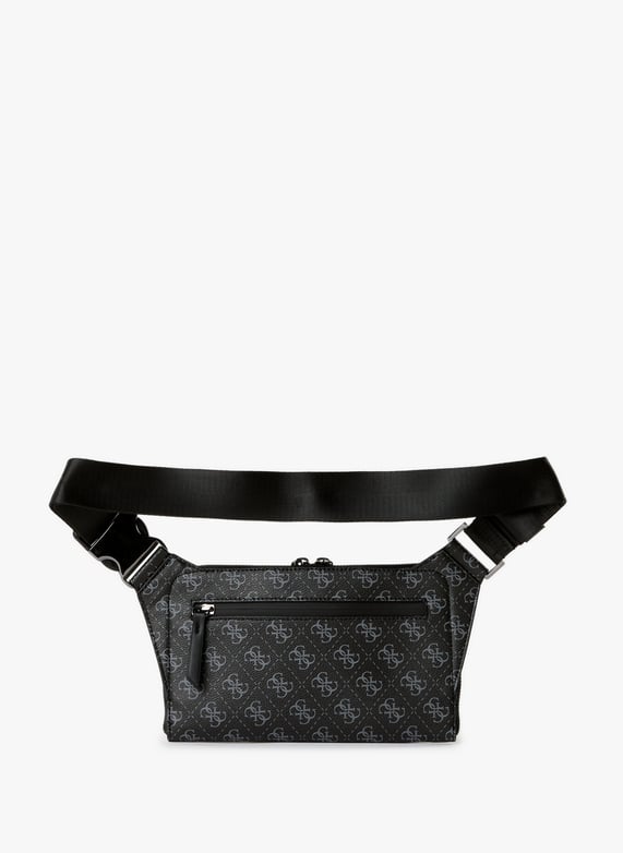 Sac banane imprimé monogramme | Noir by GUESS Sac banane imprimé monogramme Noir