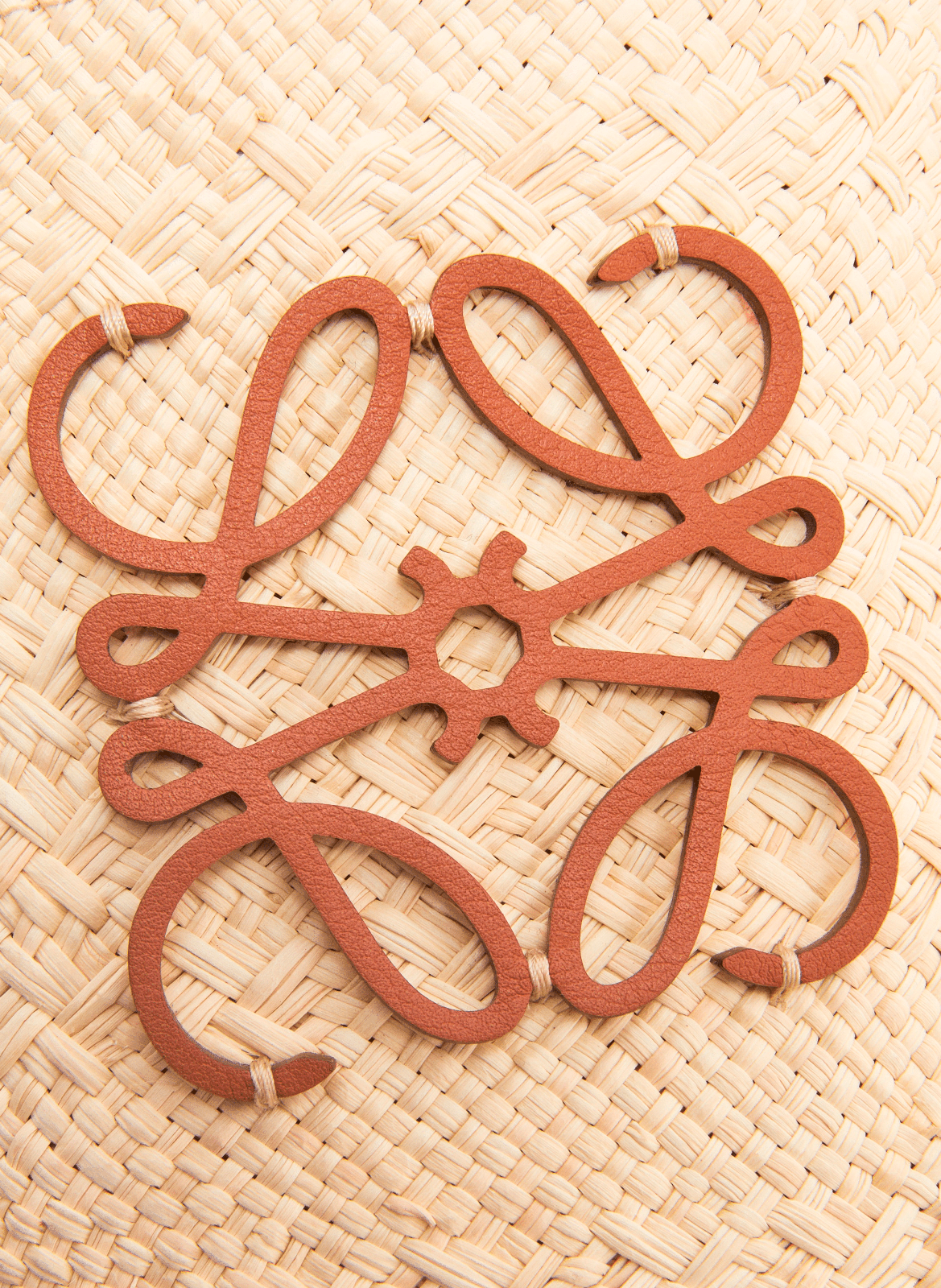 Pochette Square en cuir et palmier LOEWE Multicolore