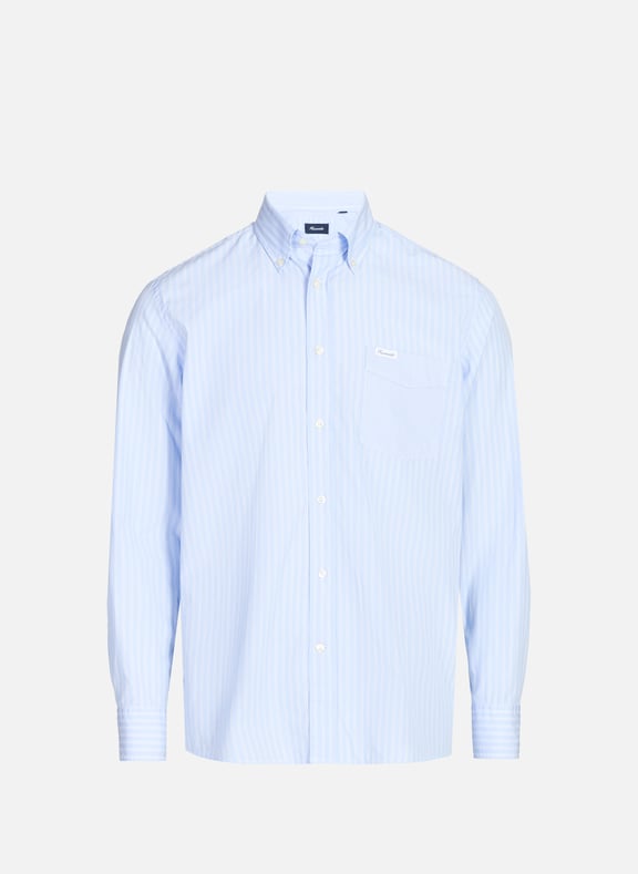 Chemise à rayures en coton Bleu by FACONNABLE FACONNABLE Chemise à rayures en coton Bleu