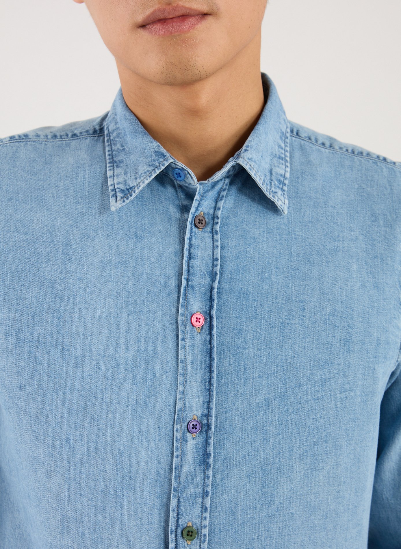 Chemise en jean  Bleu