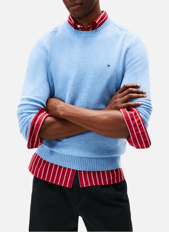 Crew-neck jumper Blue by TOMMY HILFIGER TOMMY HILFIGER Crew-neck jumper Blue