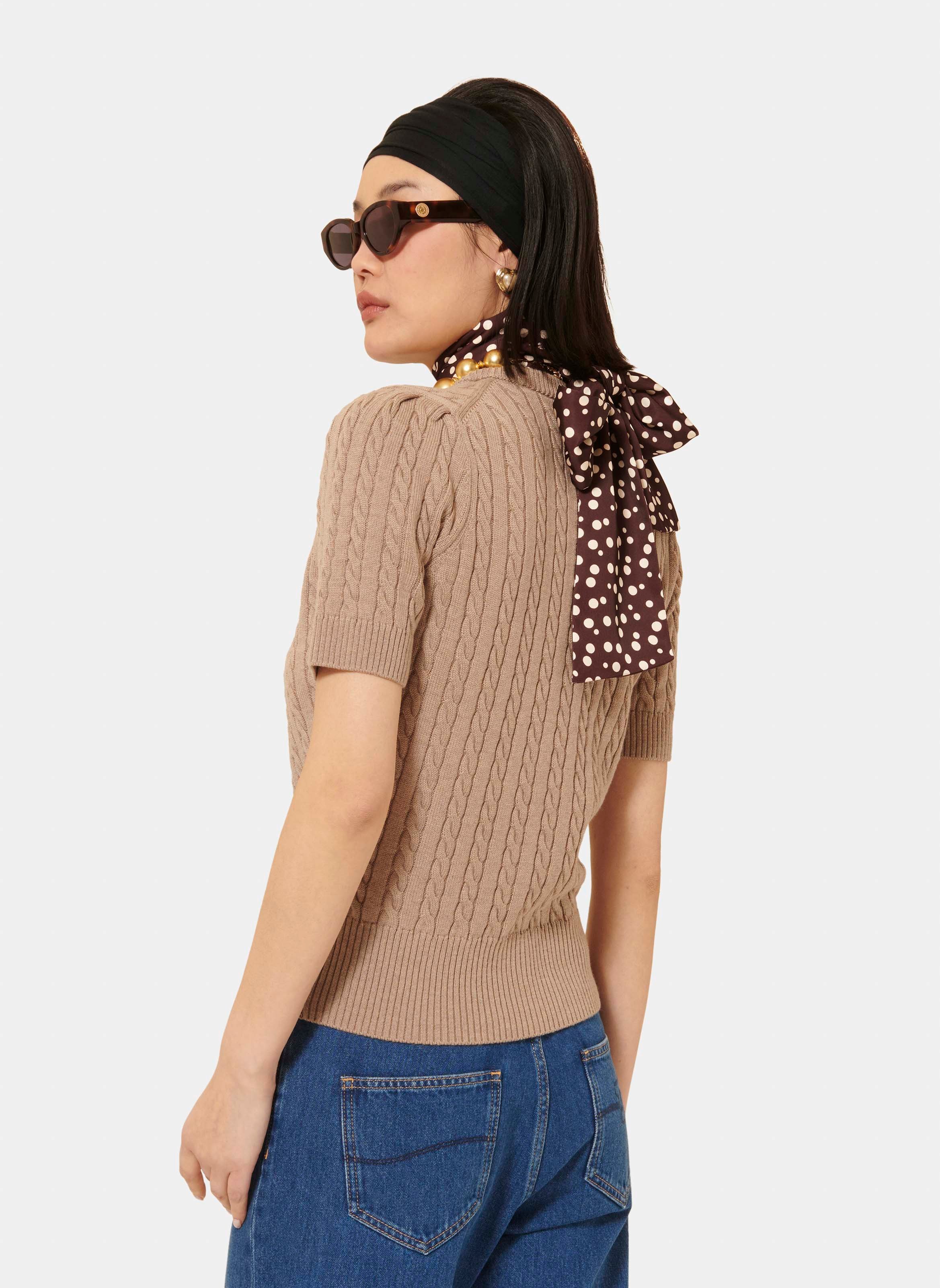 Pull priyanka TARA JARMON Marron