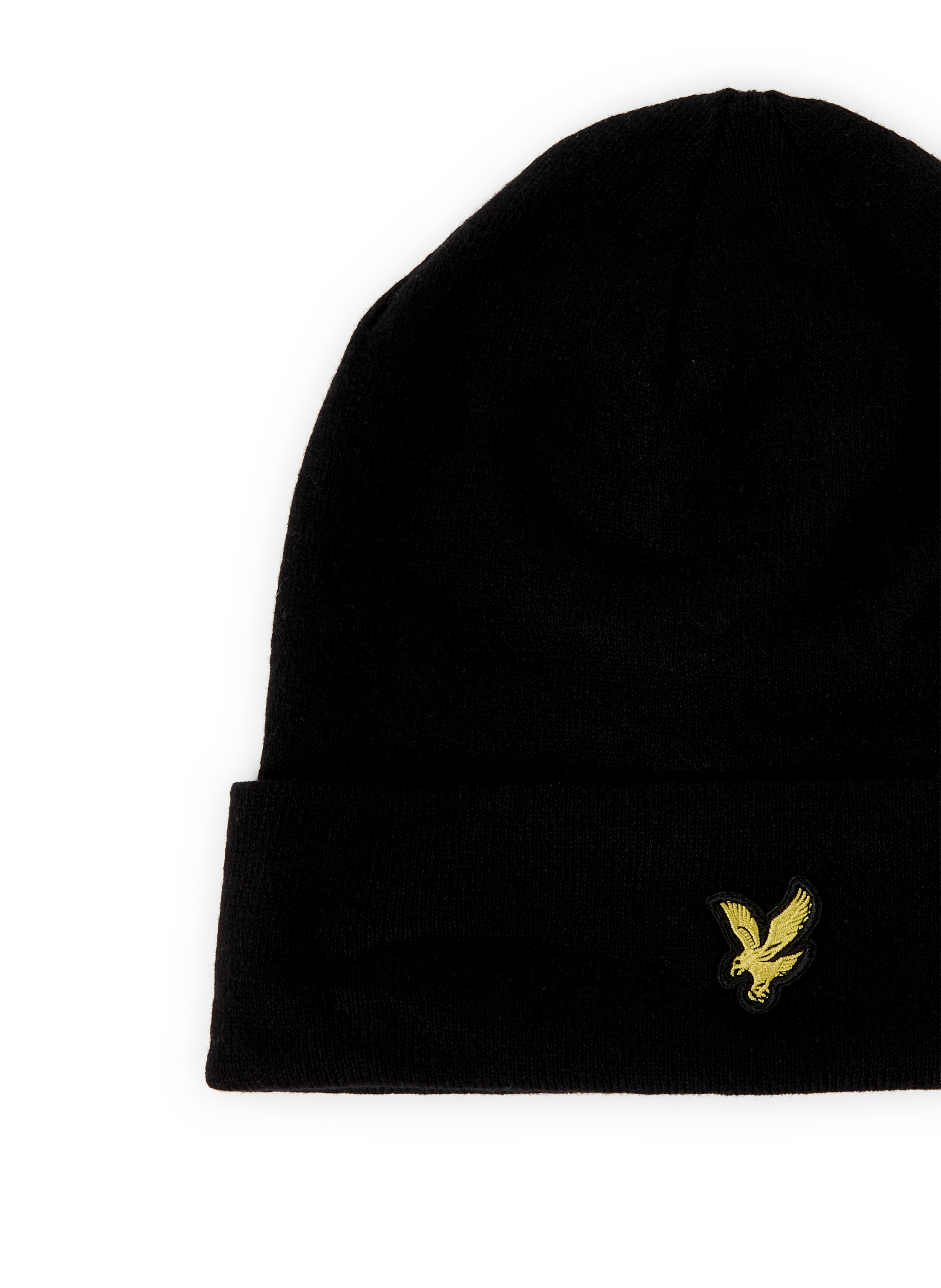  Cotton and wool beanie  LYLE &amp; SCOTT Black