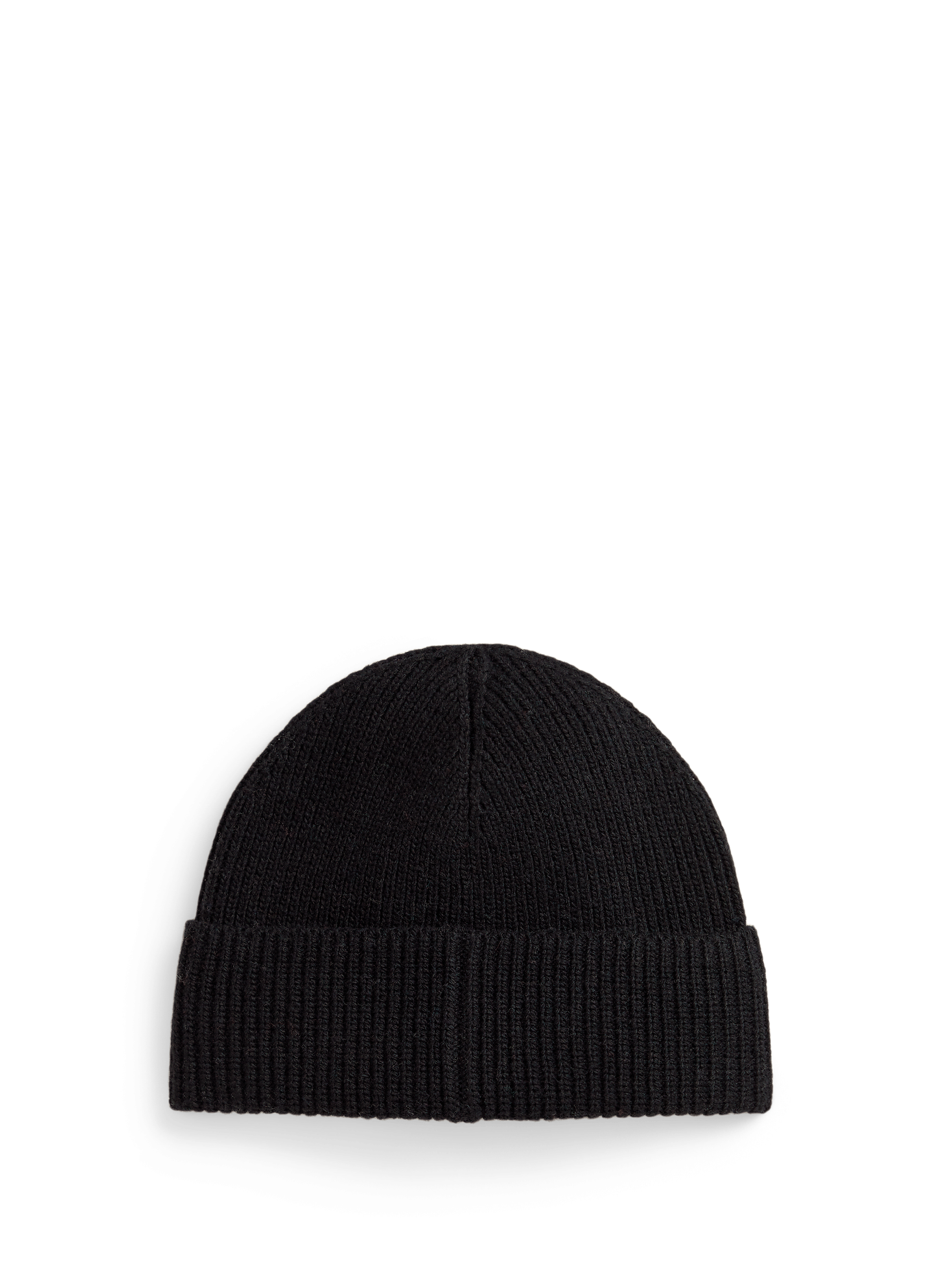 Bonnet en laine à logo POLO RALPH LAUREN Noir