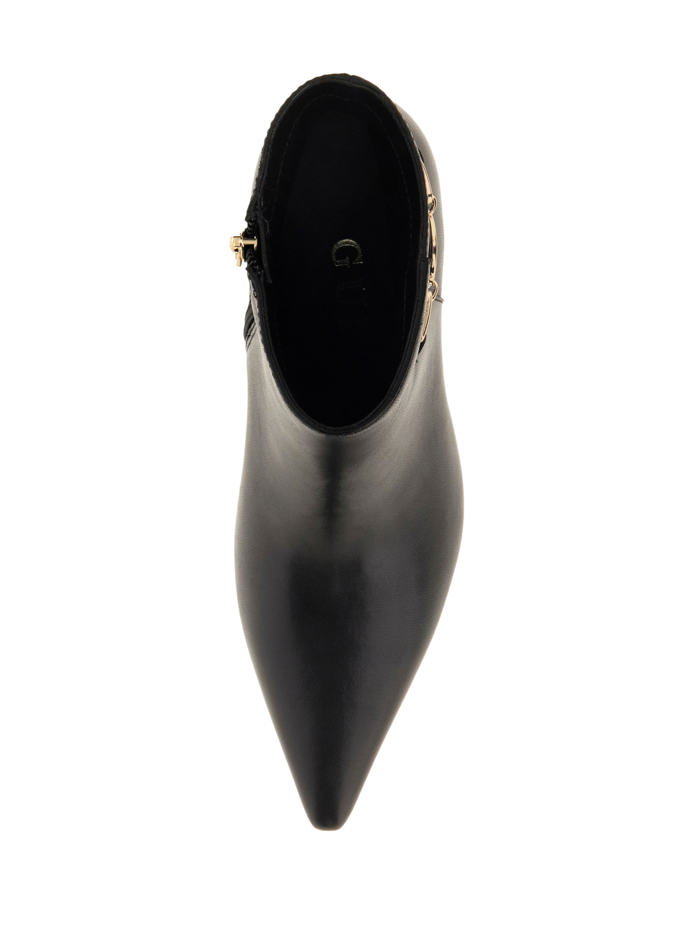 Paislie sheepskin leather ankle boots GUESS Black