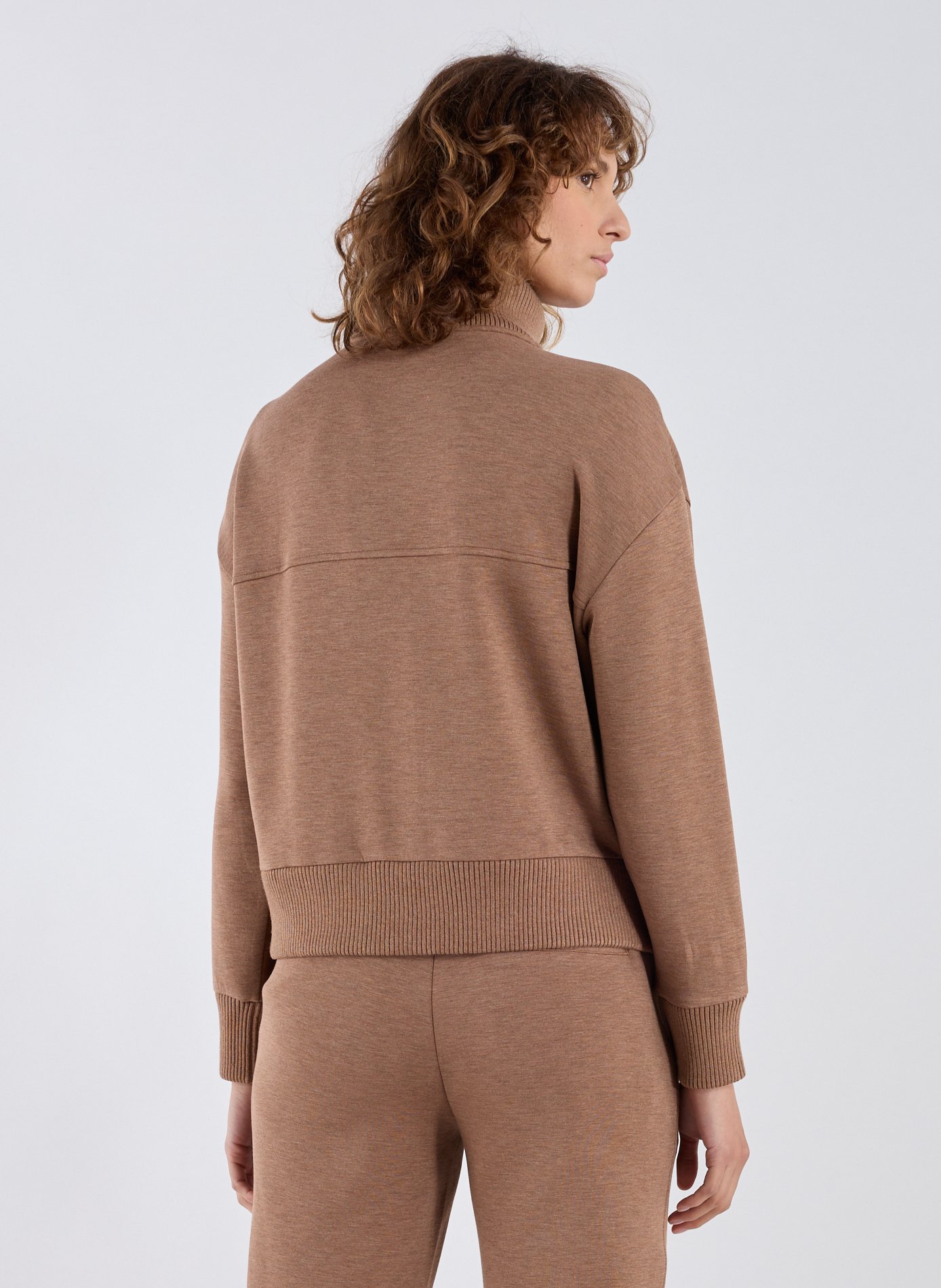 Plain cardigan VARLEY Brown
