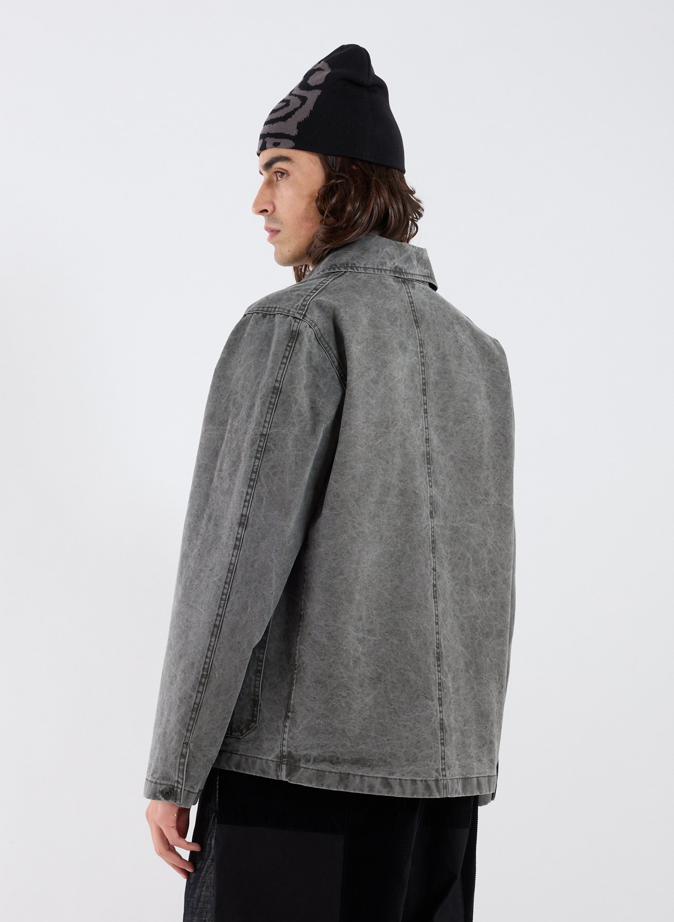 Veste droite en coton CLOSED Gris