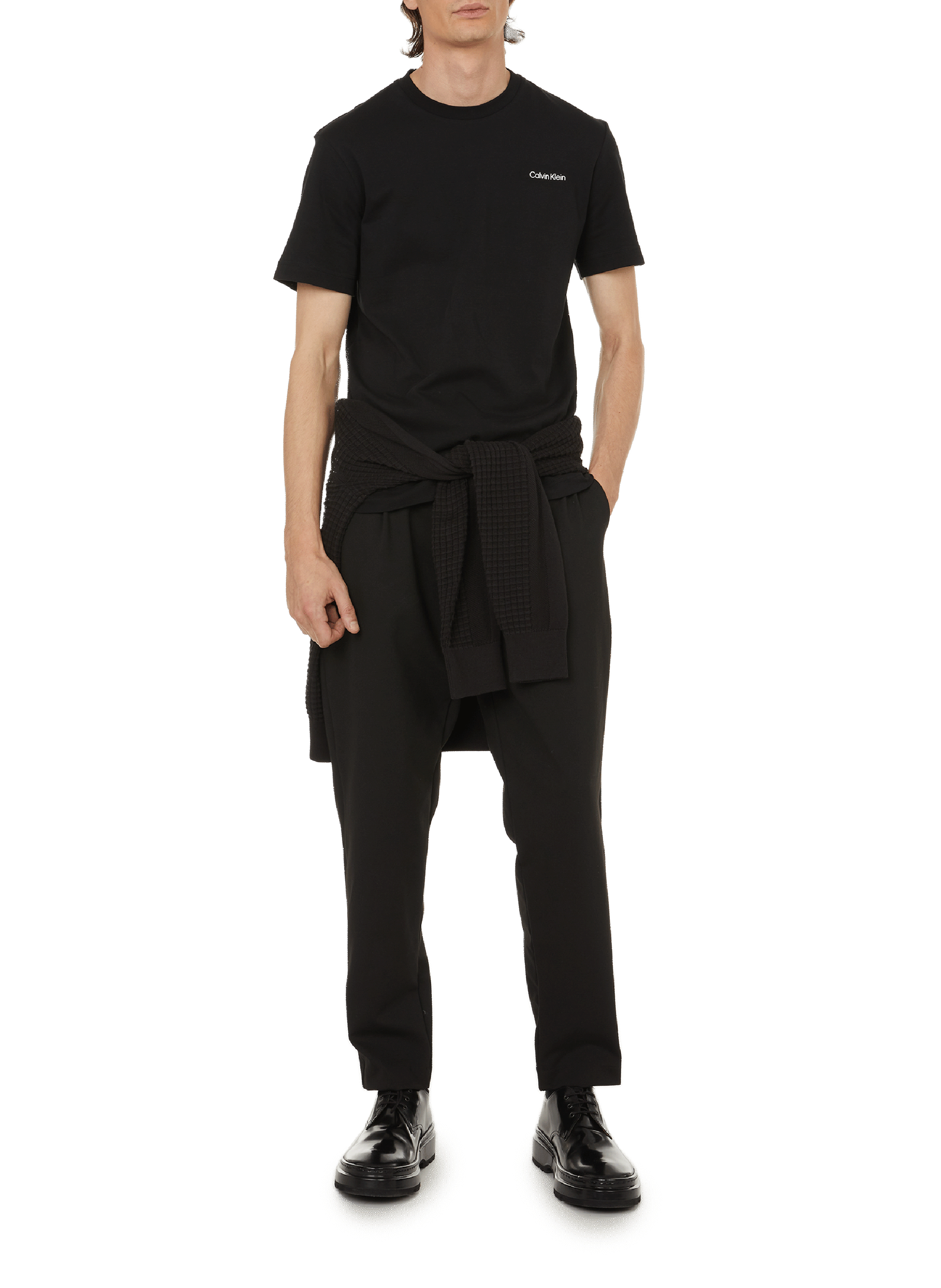 Cotton T-shirt CALVIN KLEIN Black