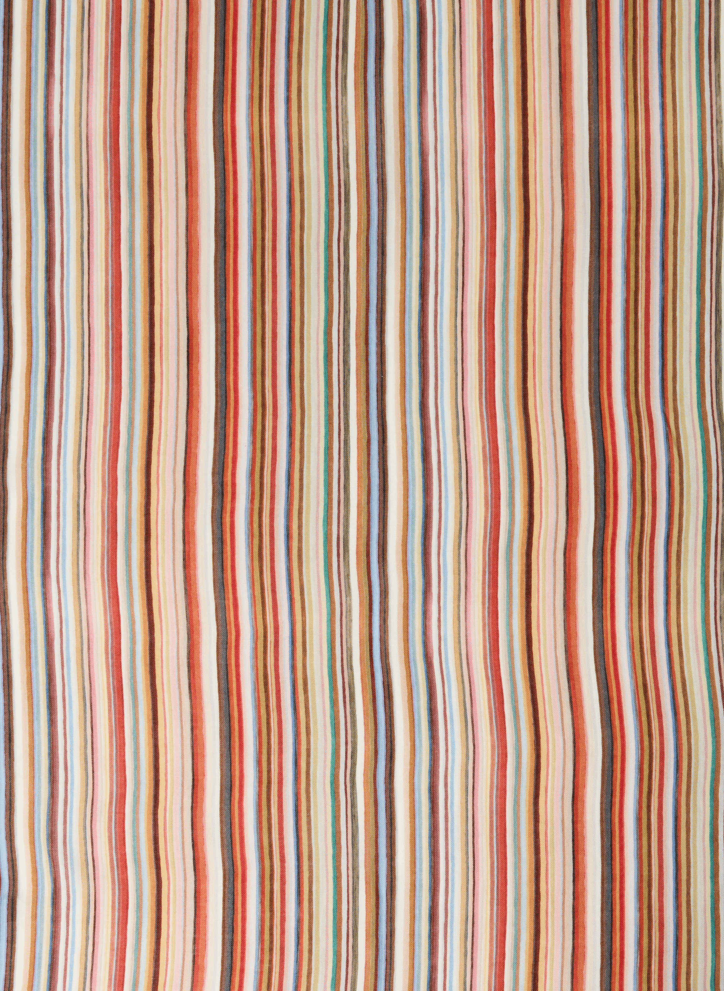Virgin Wool Striped Scarf PAUL SMITH Multicolour