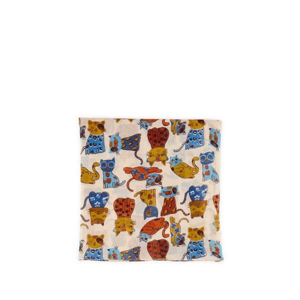 Etole Chats Sages en coton Etole Chats Sages en coton