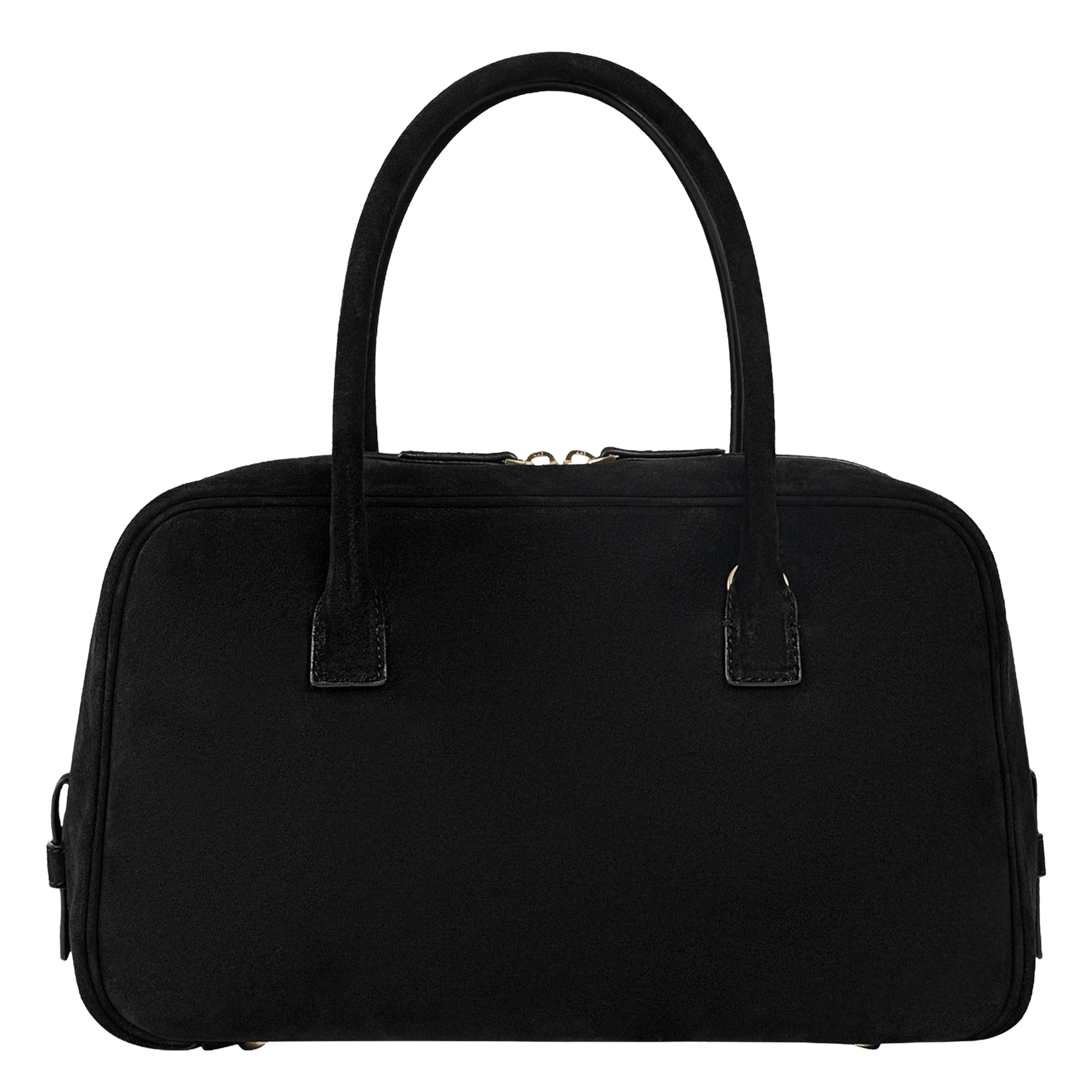 Sac cabas en cuir velours SANDRO Noir