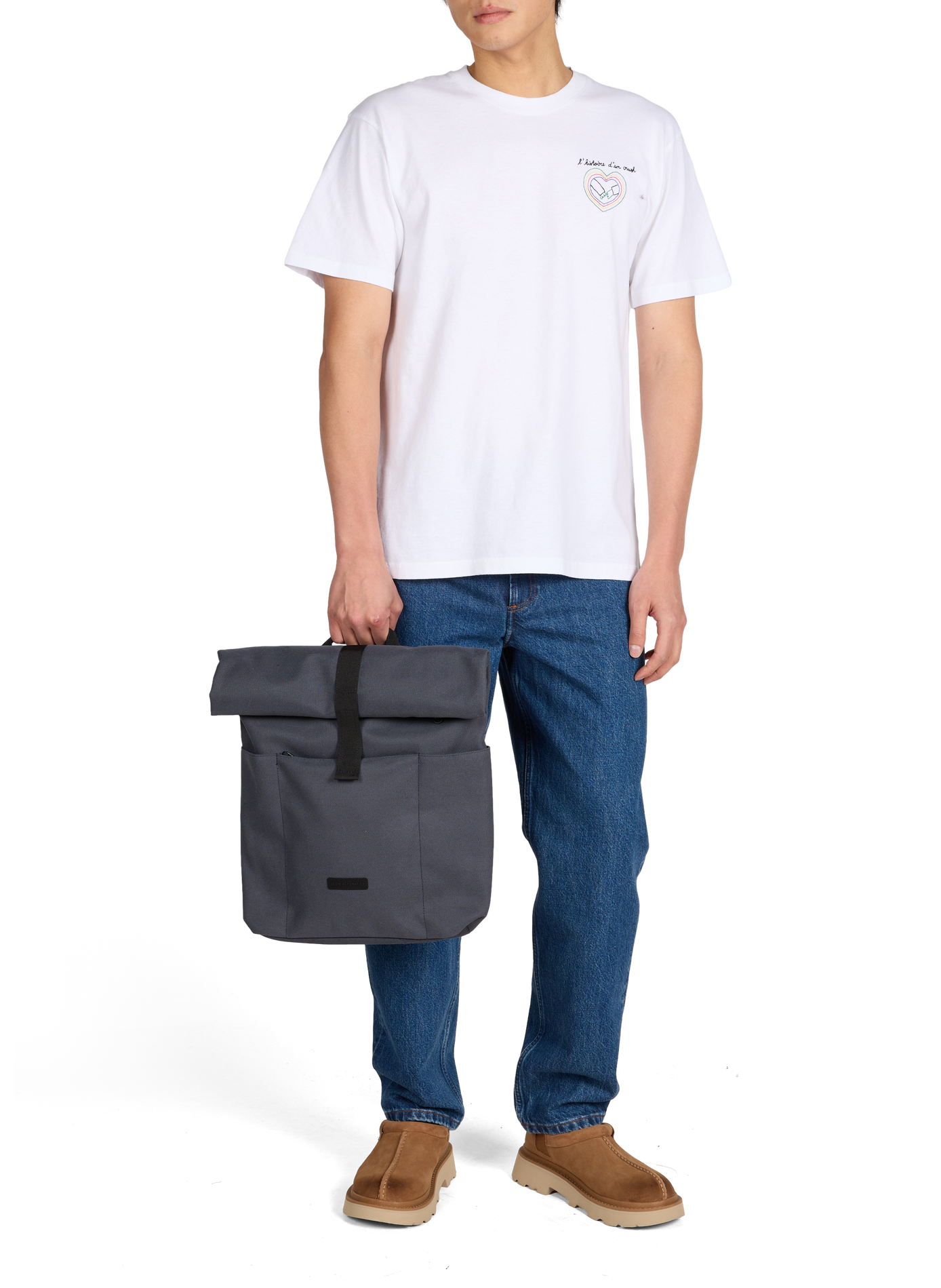 Patureau embroidered organic cotton T-shirt MAISON LABICHE White