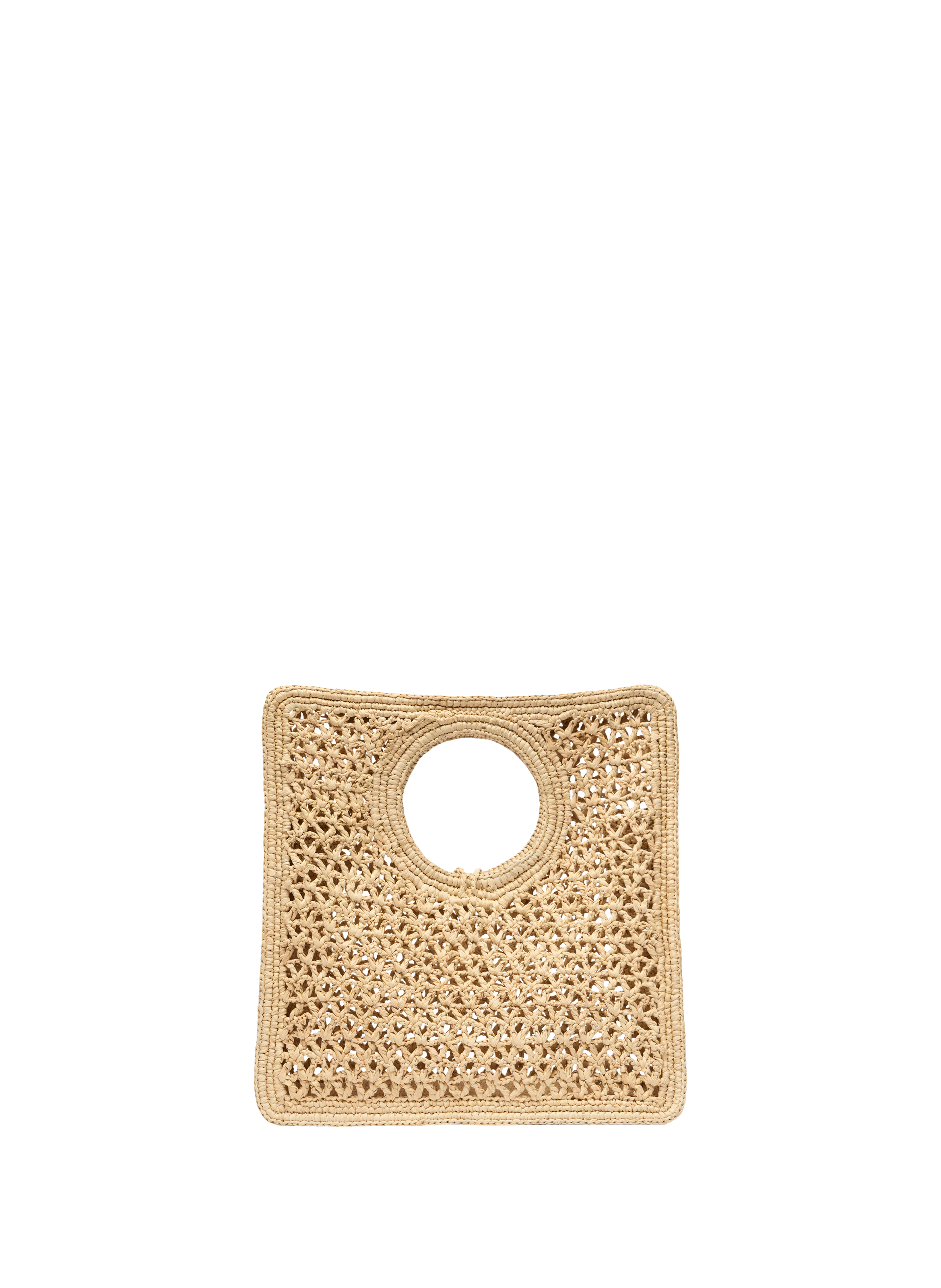 Handbag The Little Square Spiaggia JACQUEMUS Beige