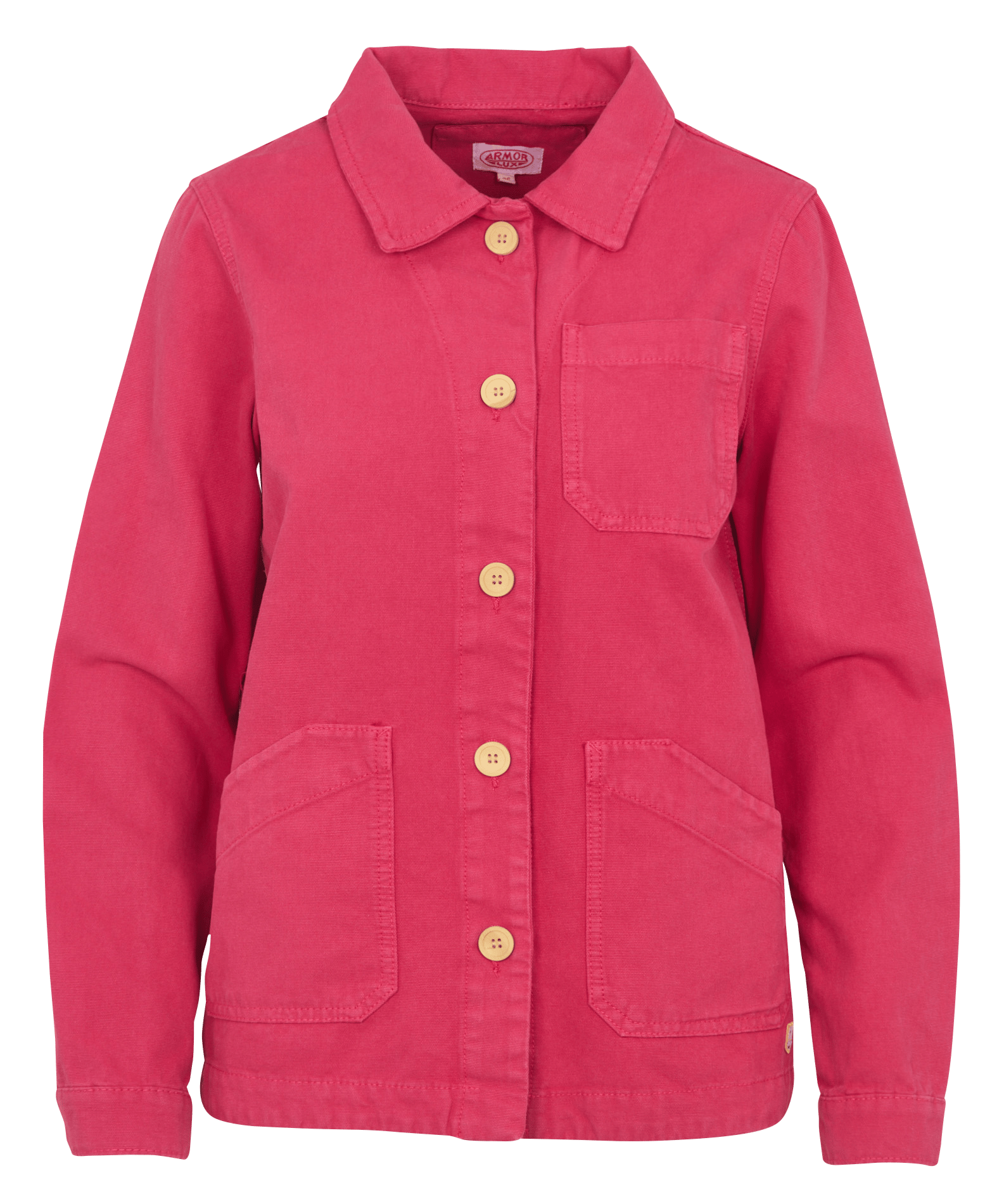 Veste pêcheur droite en coton ARMOR-LUX Rose