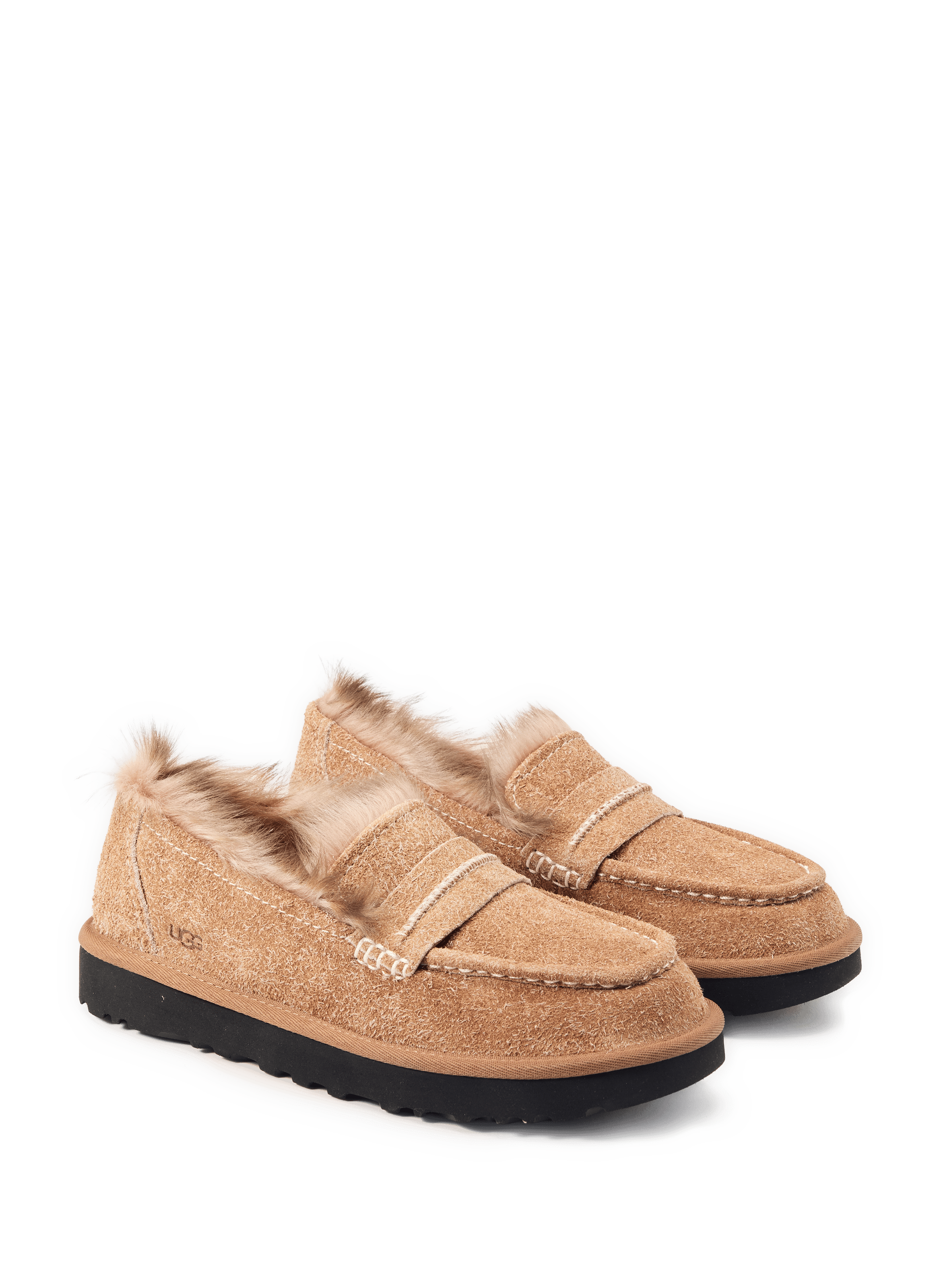 Mocassins Ellis en cuir de vache Marron