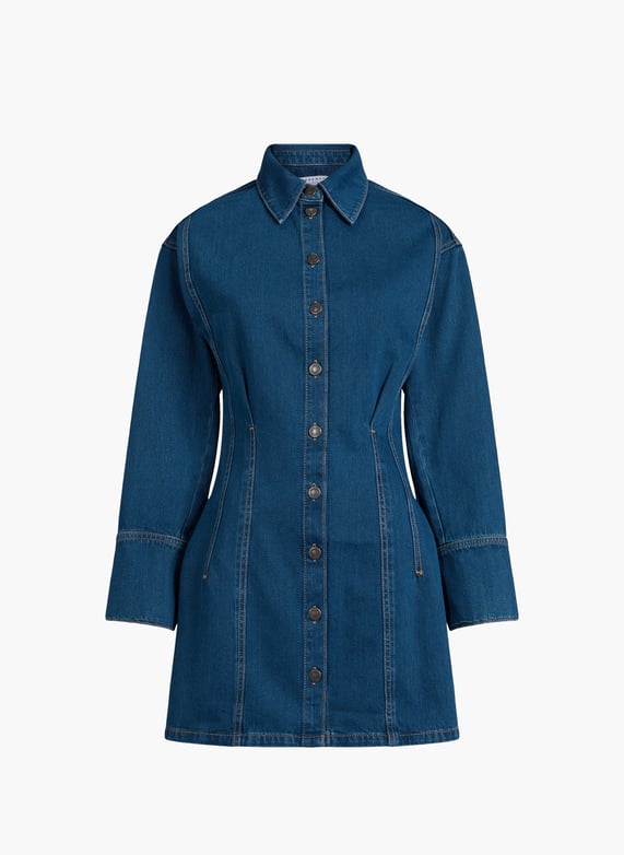 topshop denim button dress Topshop | Dresses | Topshop Denim Fitted Mini Dress